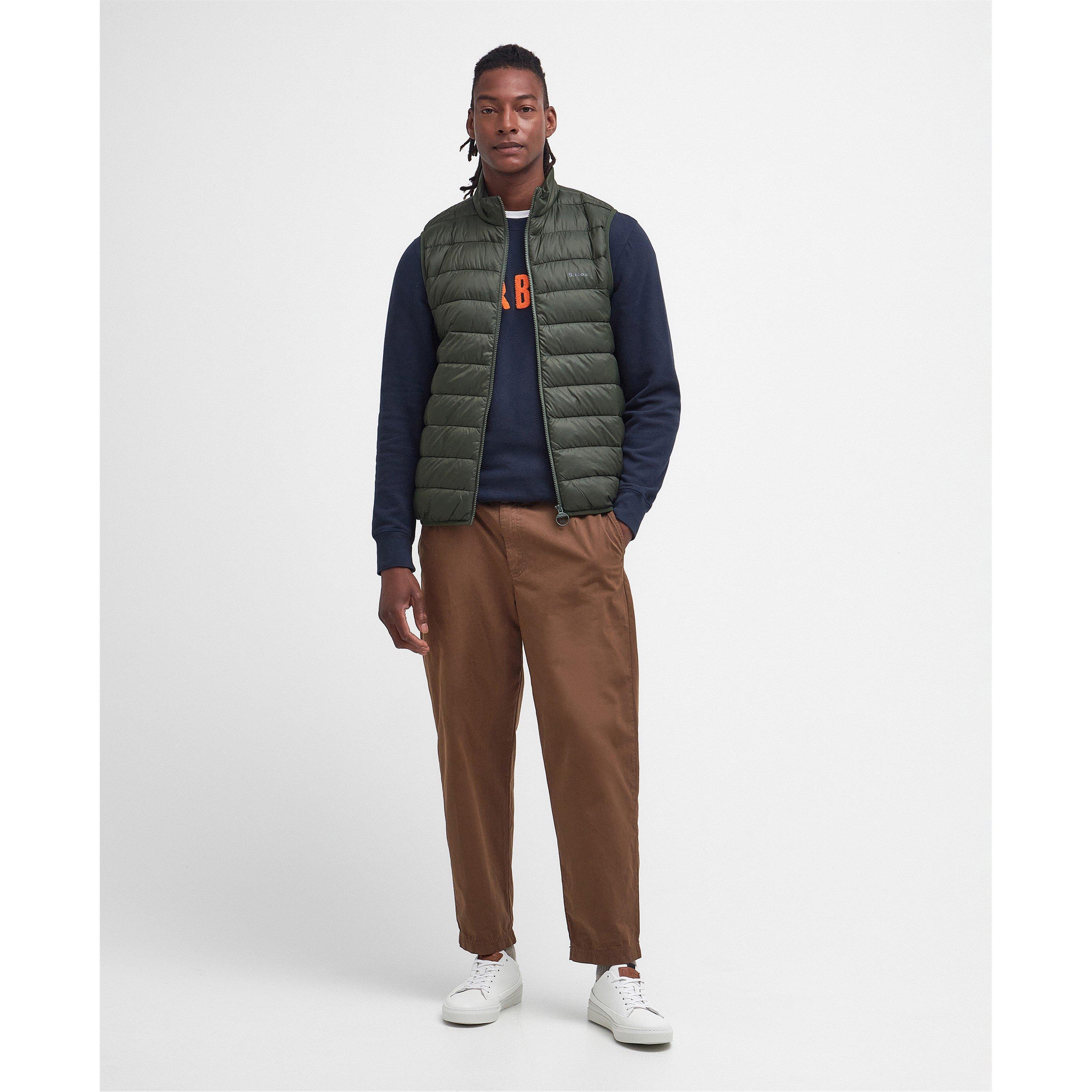 Olive - Barbour - Men's Bretby Full Zip Gilet - 2