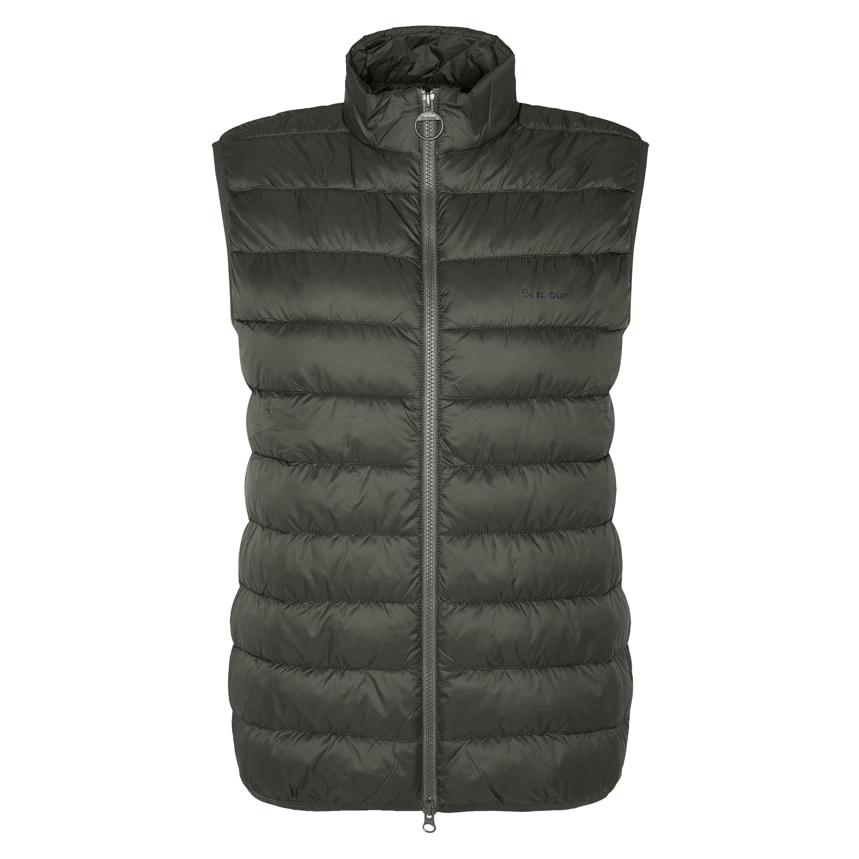 Olive - Barbour - Men's Bretby Full Zip Gilet - 6