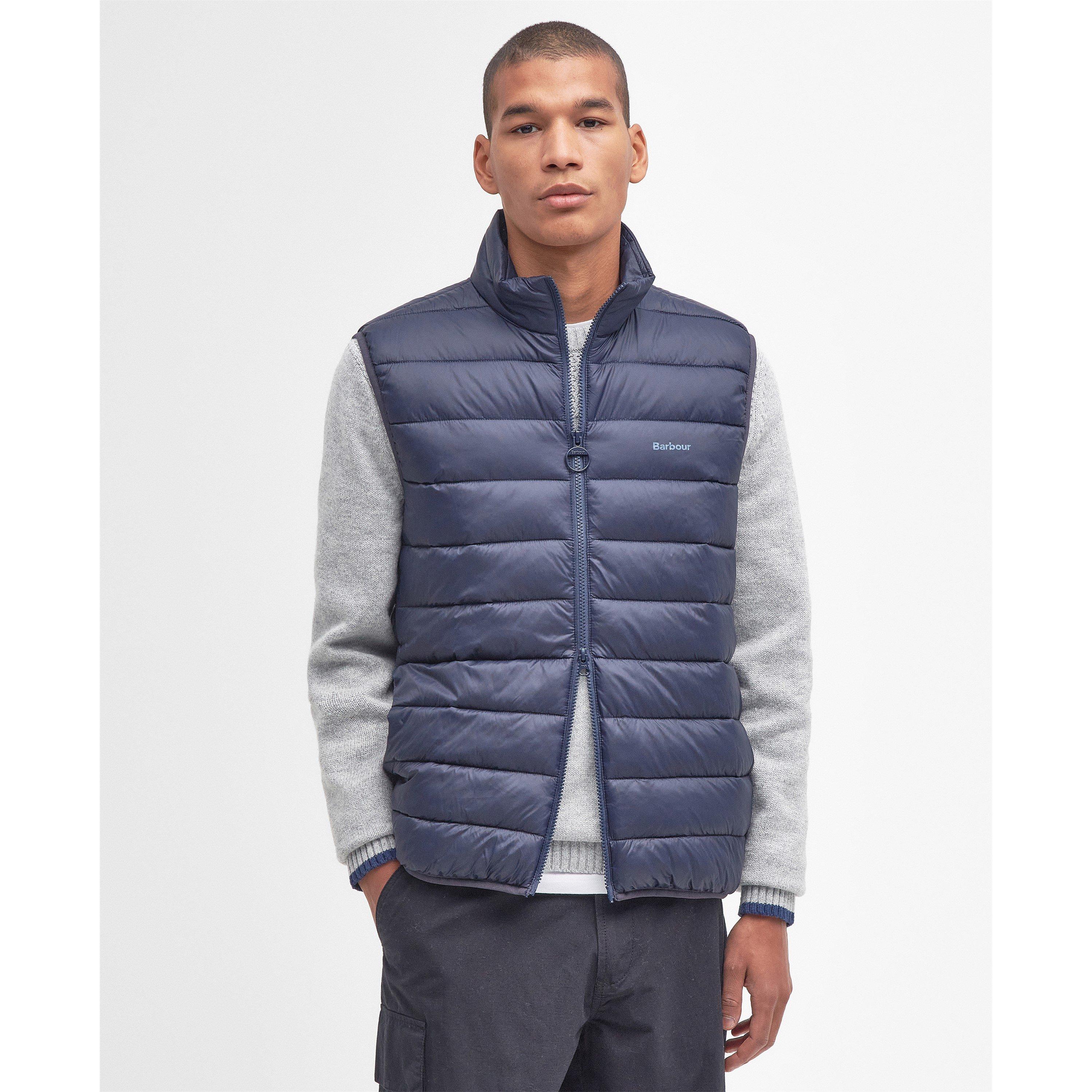 Navy NY71 - Barbour - Men's Bretby Full Zip Gilet - 2