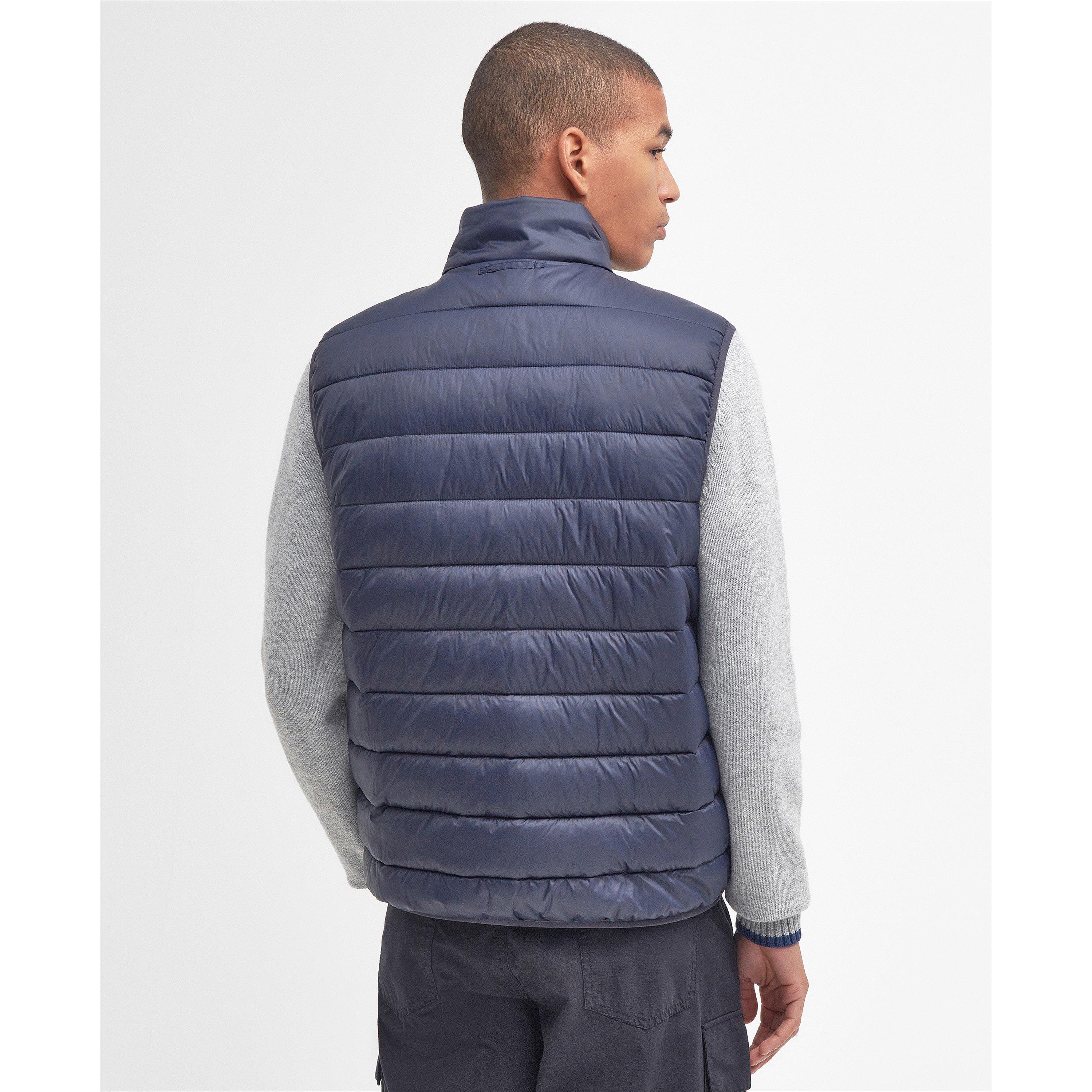 Navy NY71 - Barbour - Men's Bretby Full Zip Gilet - 3