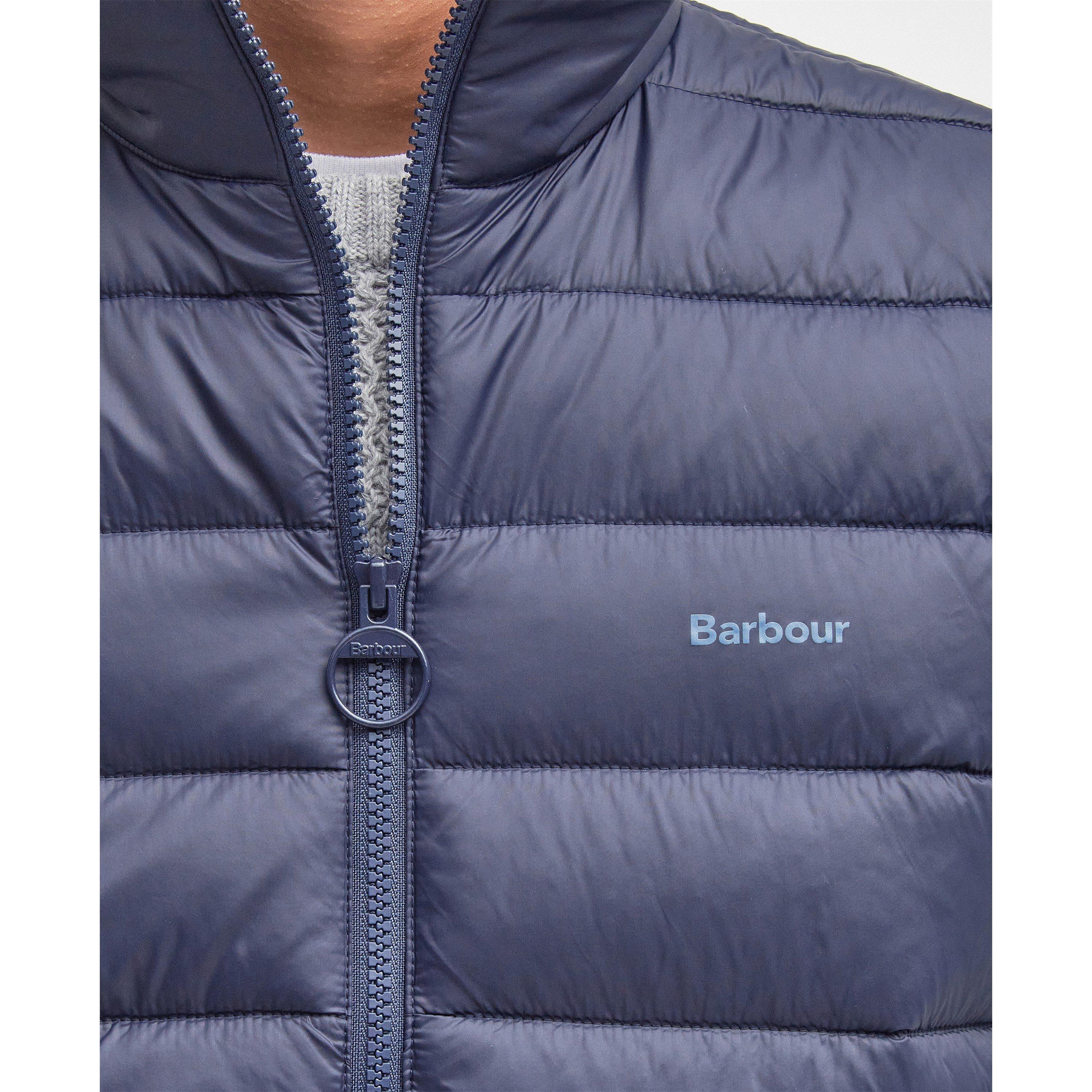 Navy NY71 - Barbour - Men's Bretby Full Zip Gilet - 5