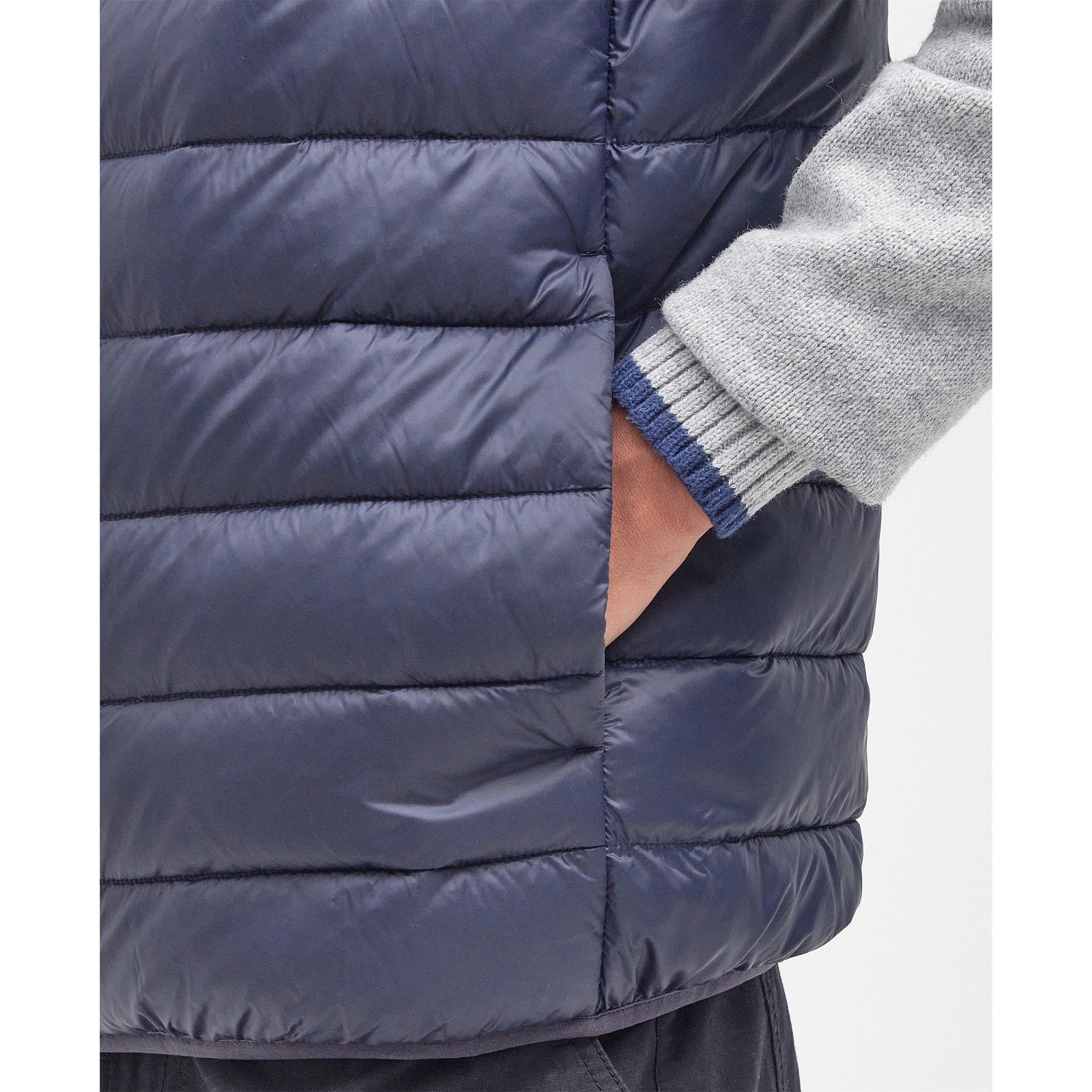 Navy NY71 - Barbour - Men's Bretby Full Zip Gilet - 6