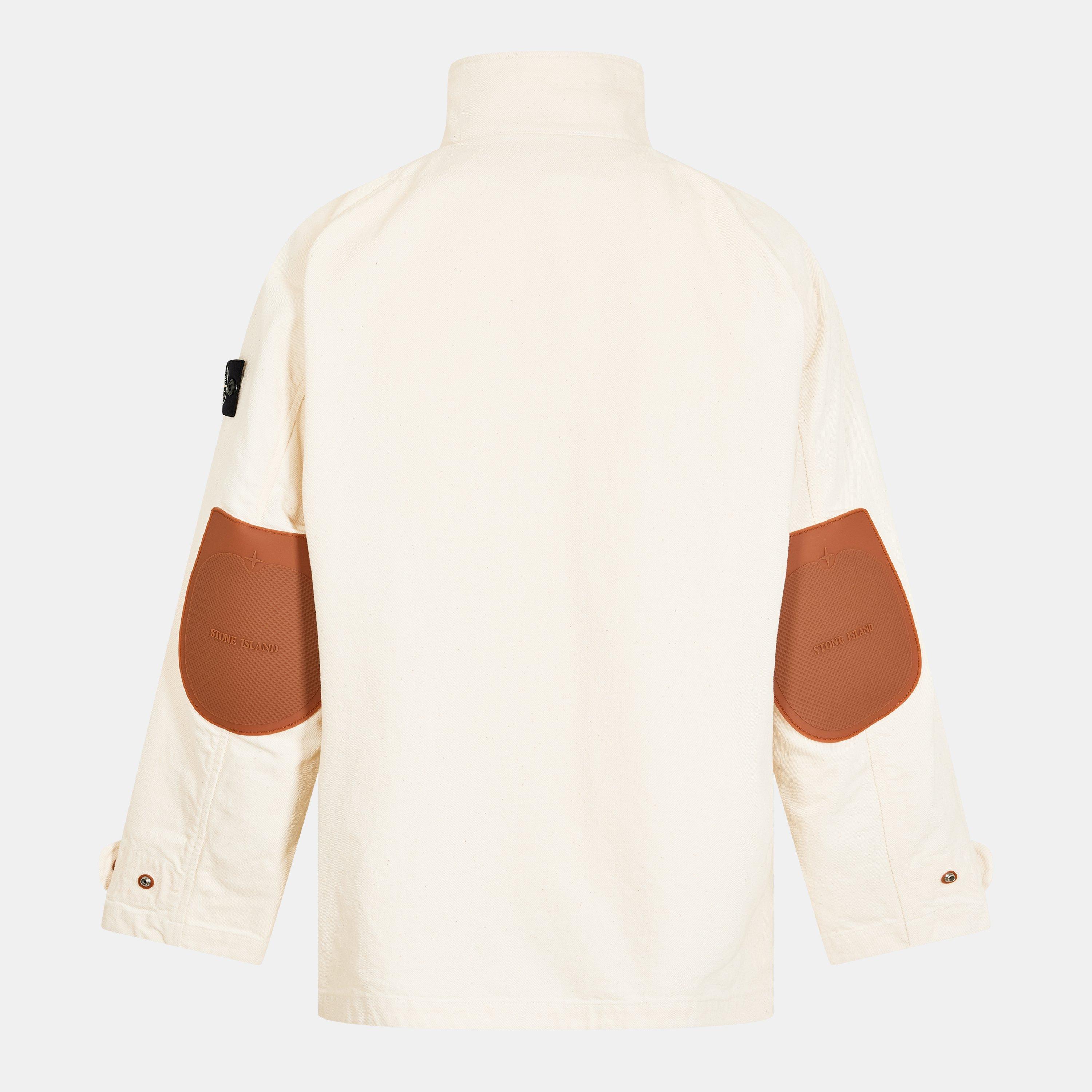 Avorio V0093 - Stone Island - Men's Weather-Resistant Technical Parka - 2