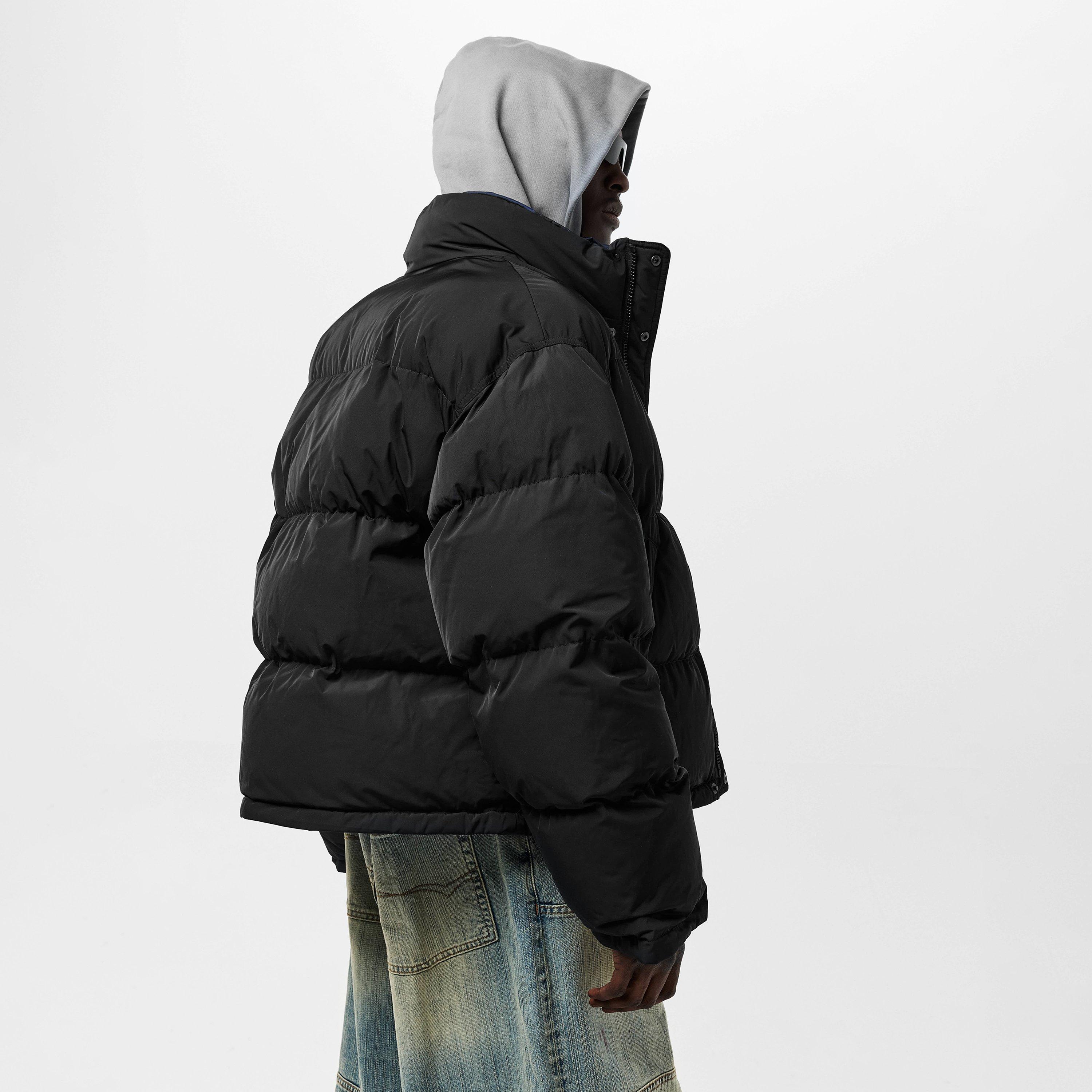 Black - Balenciaga - Reversible Puffer Jacket - 3