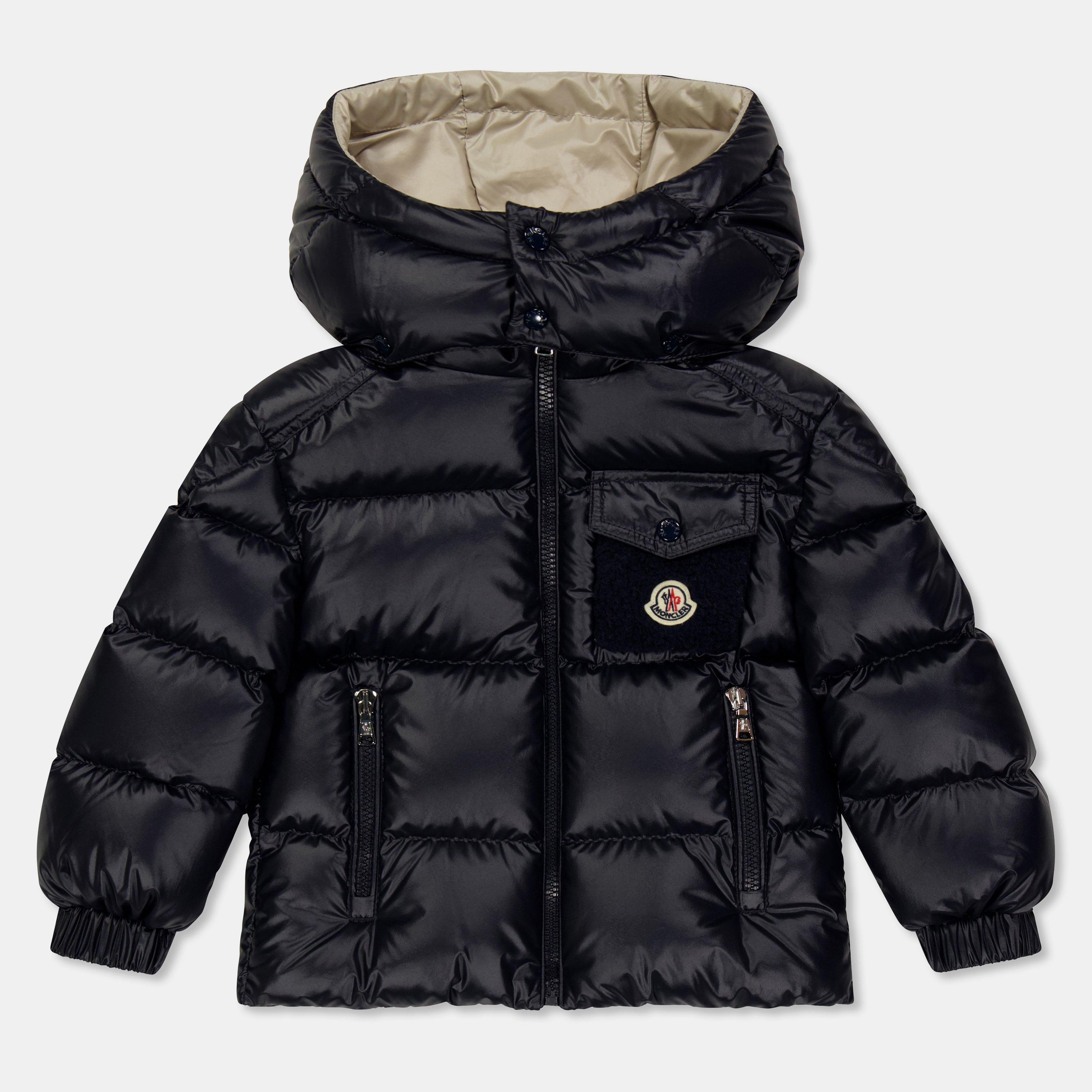 Navy 778 - Moncler - Kids' Yule Down Water Resistant Medium Puffer Jacket - 1