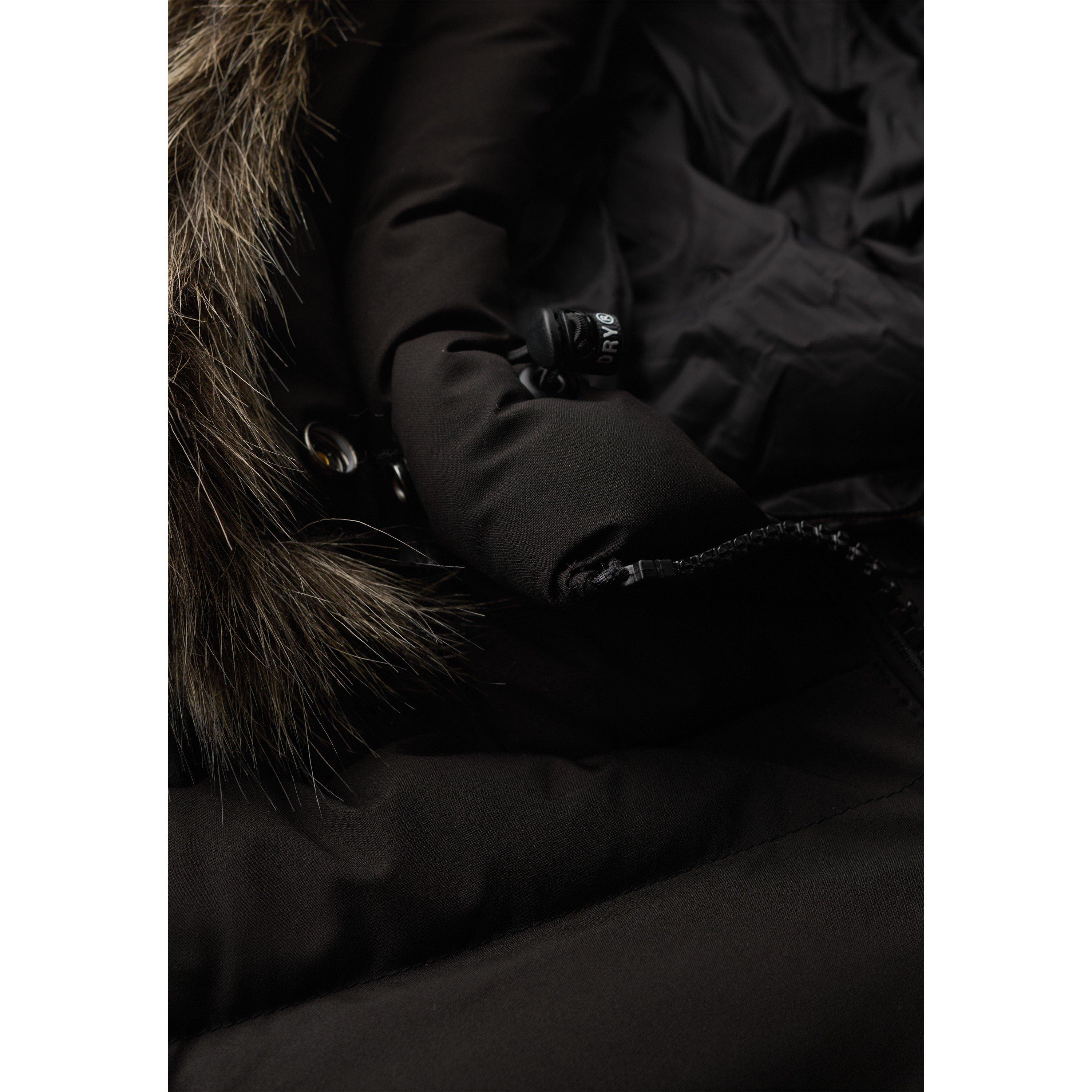 Preto - Superdry - Women's Fuji Quilted Long Puffer Jacket - 4