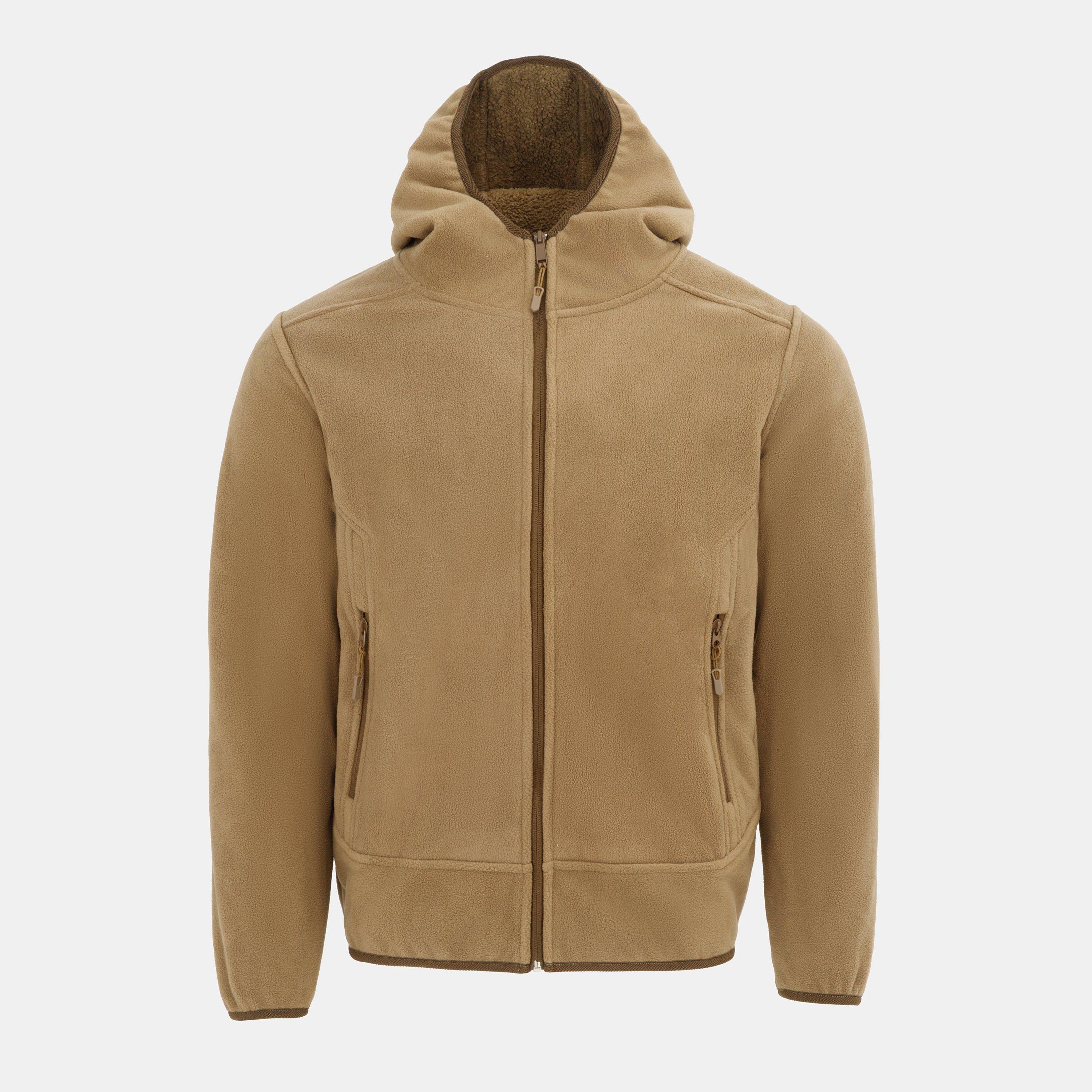 Khaki - Firetrap - Bond Sherpa jacket Mens - 1