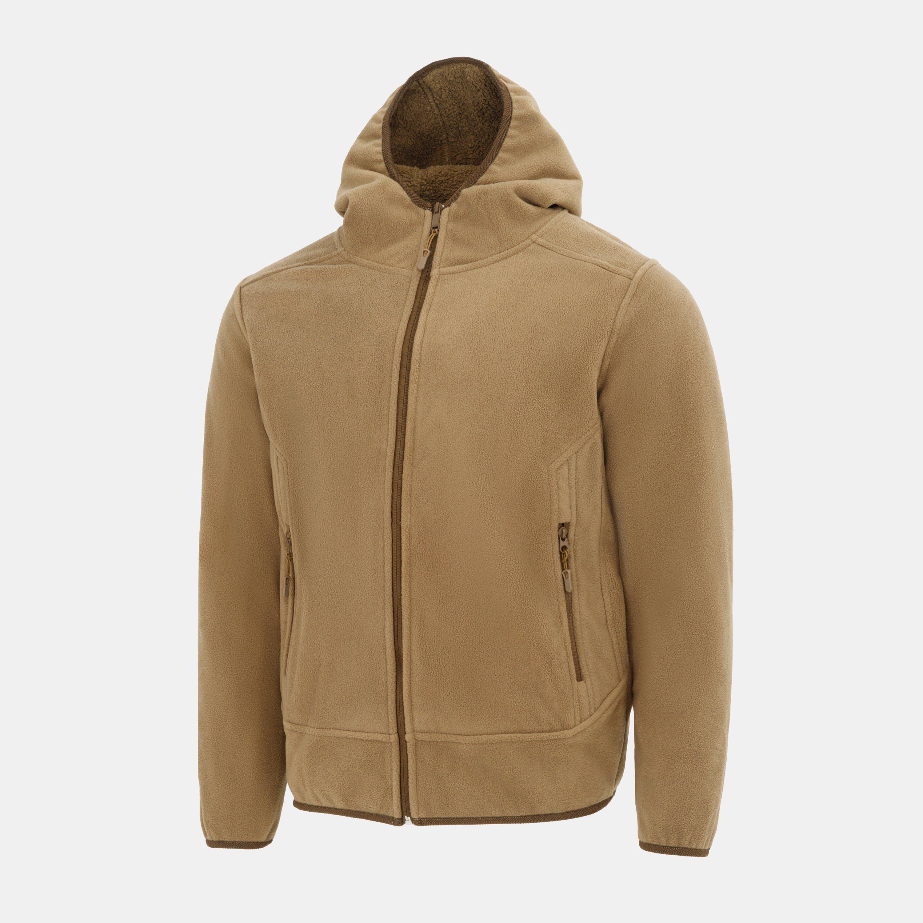 Khaki - Firetrap - Bond Sherpa jacket Mens - 3