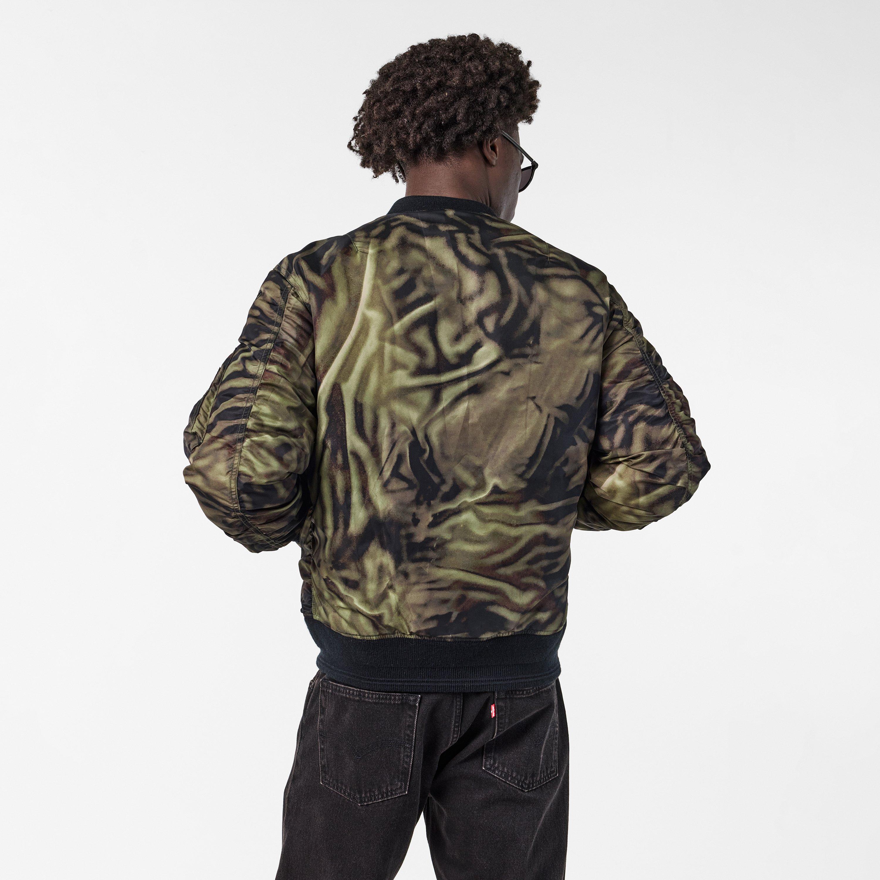 Multicolor - Diesel - Men's Dublee Bomber Jacket - 4