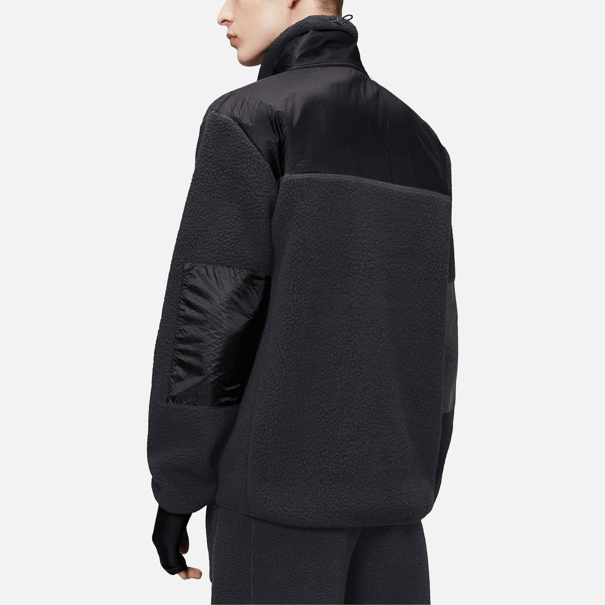 Black - Rains - Men's Yermo Fleece Teddy Coat - 3