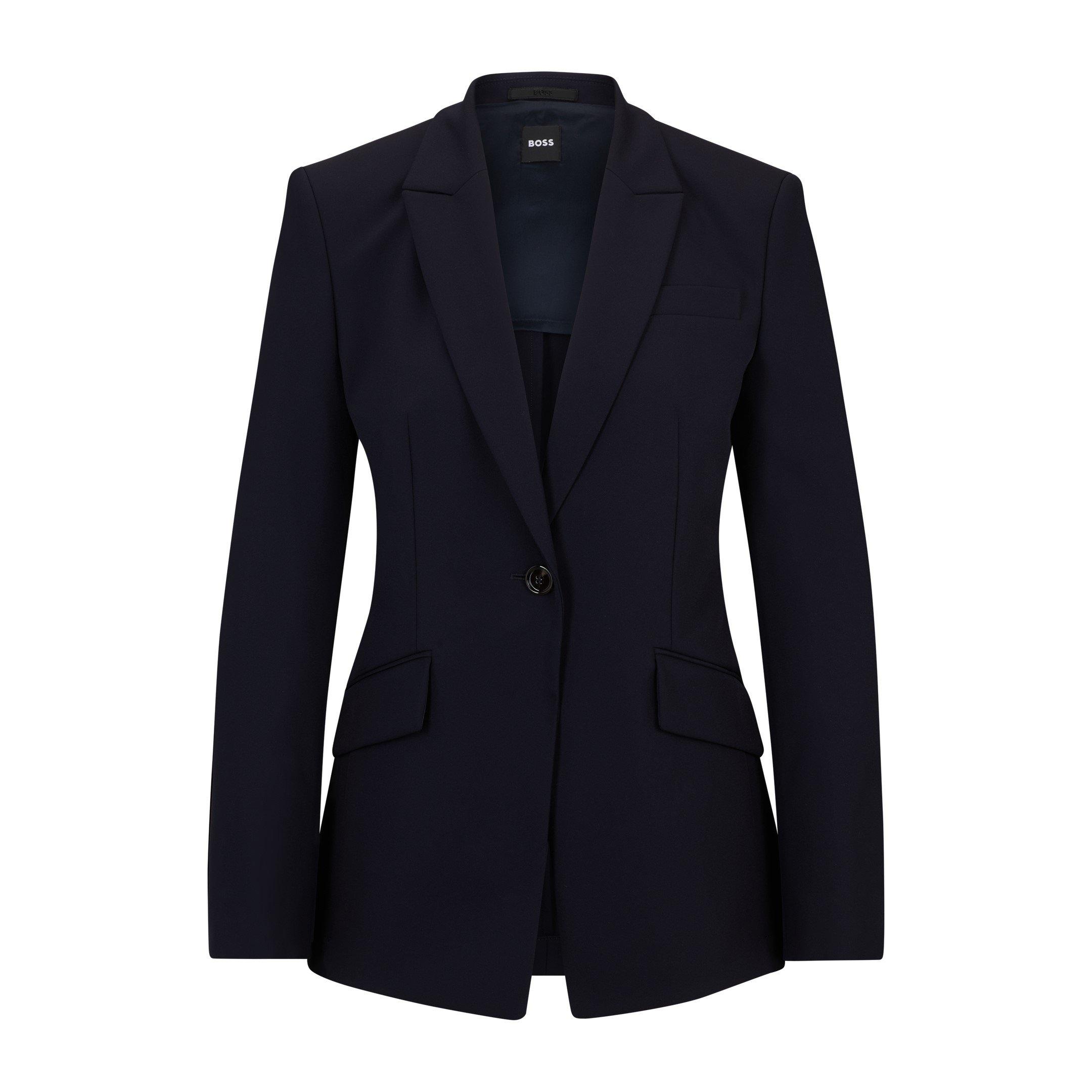 Dark Blue - Boss - Women's Jabinalah Structured Blazer - 6