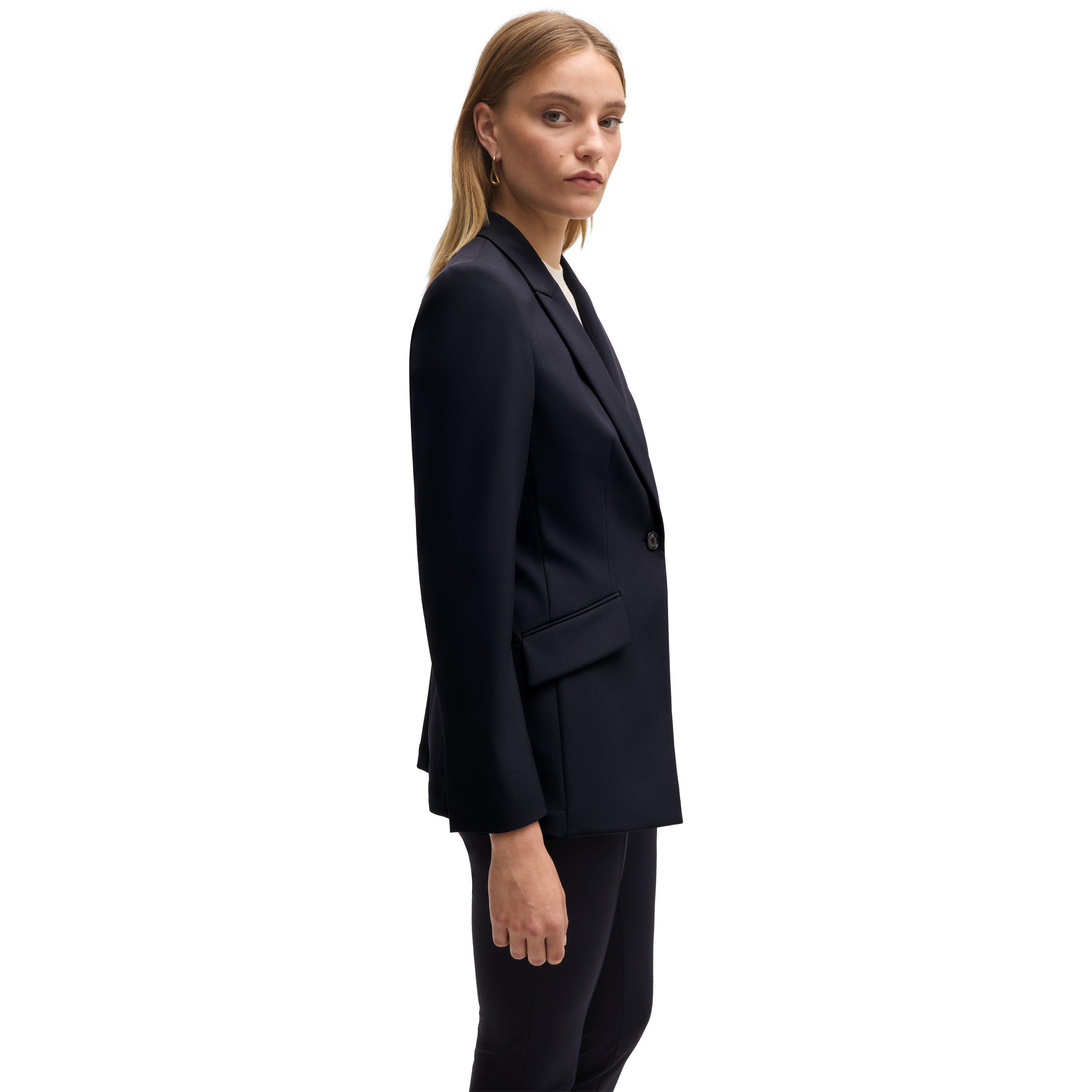 Dark Blue - Boss - Women's Jabinalah Structured Blazer - 4