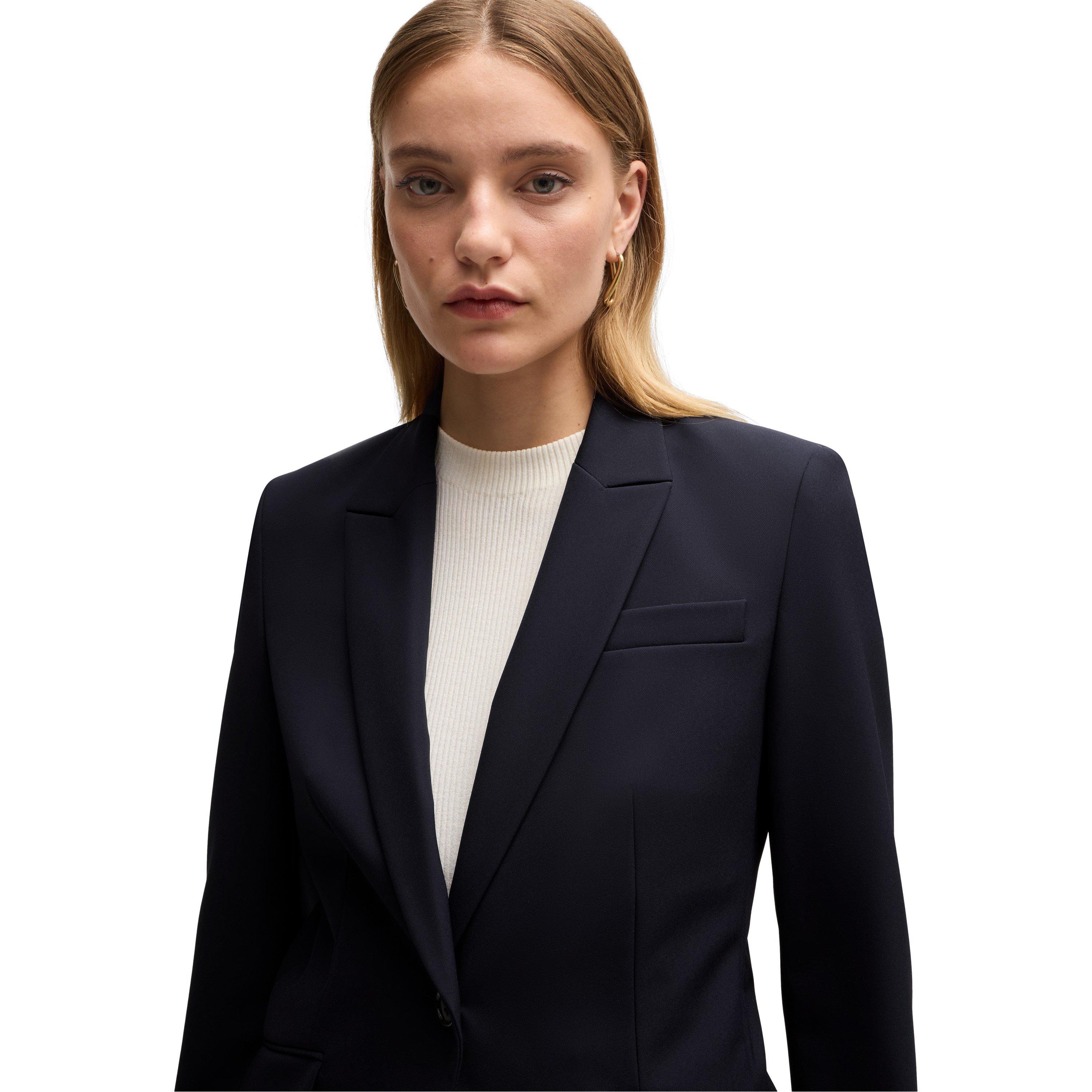 Dark Blue - Boss - Women's Jabinalah Structured Blazer - 5