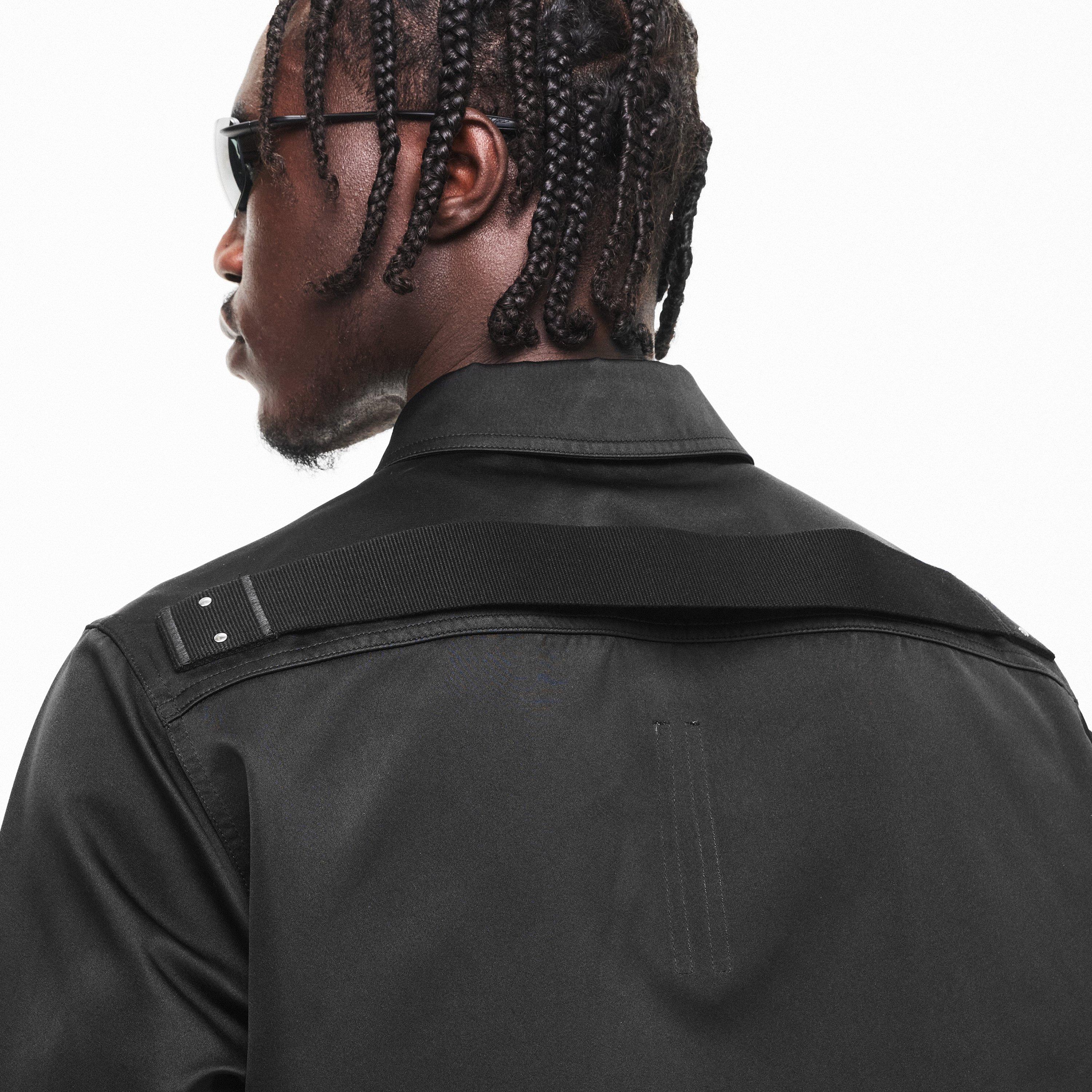 Black - Rick Owens - Men's Outershirt Overshirt - 5