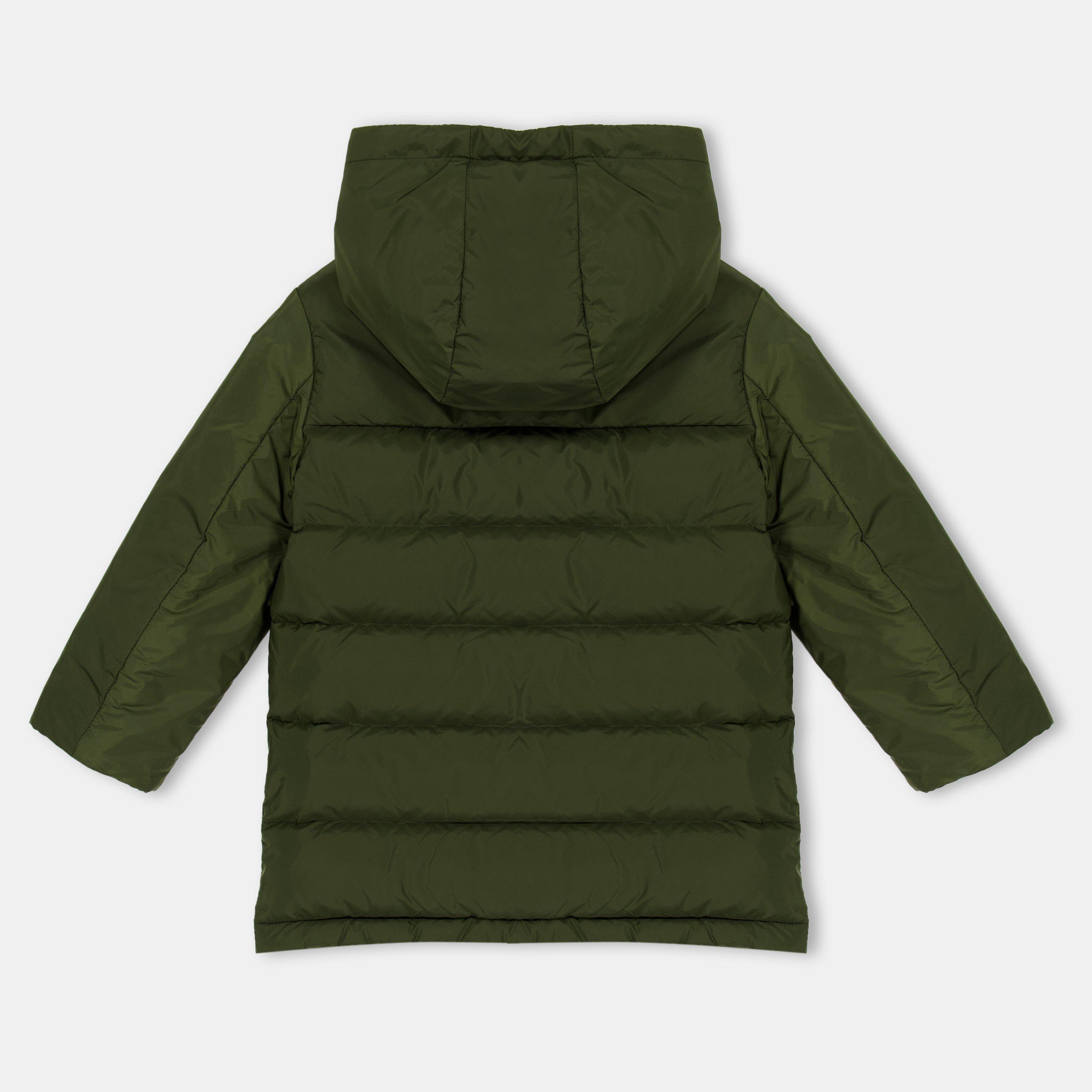 Mil Grn 825 - Moncler - Kids' Insulated Water Resistant Long Puffer Jacket - 2
