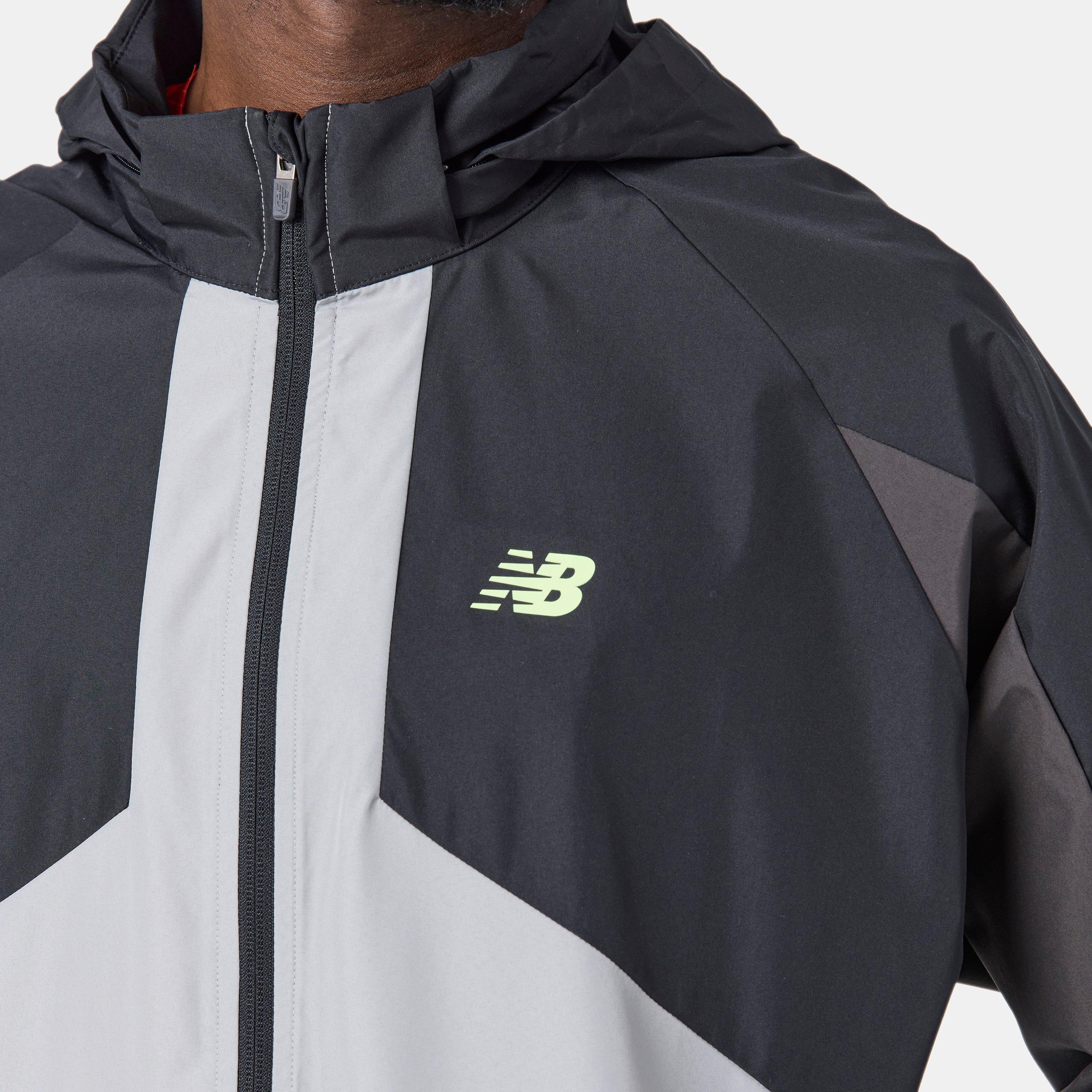 Black - New Balance - Active Utility Woven Training Jacket - 5