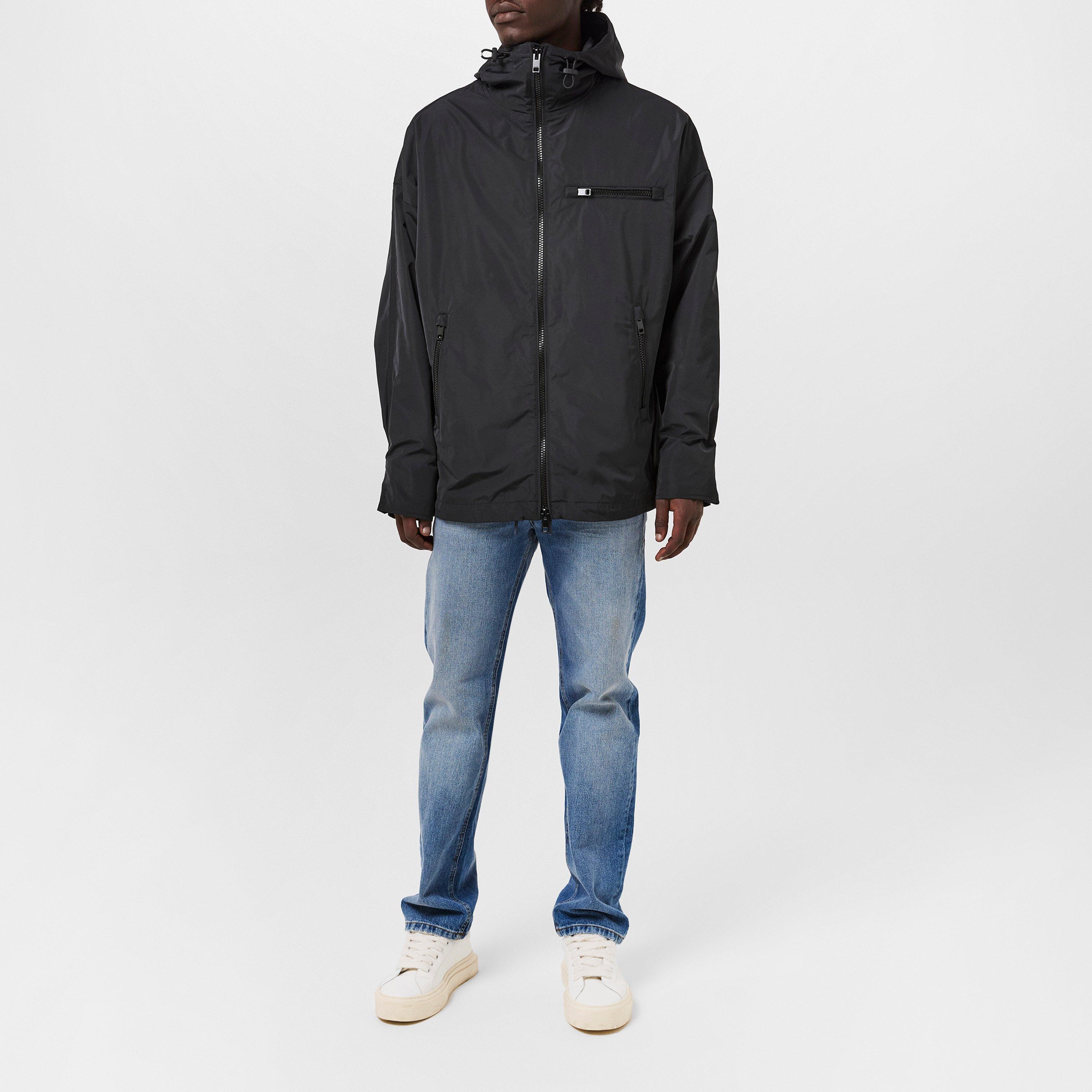 Black Black - Diesel - Men's Toggle Closure Hooded Duffle Coat - 6