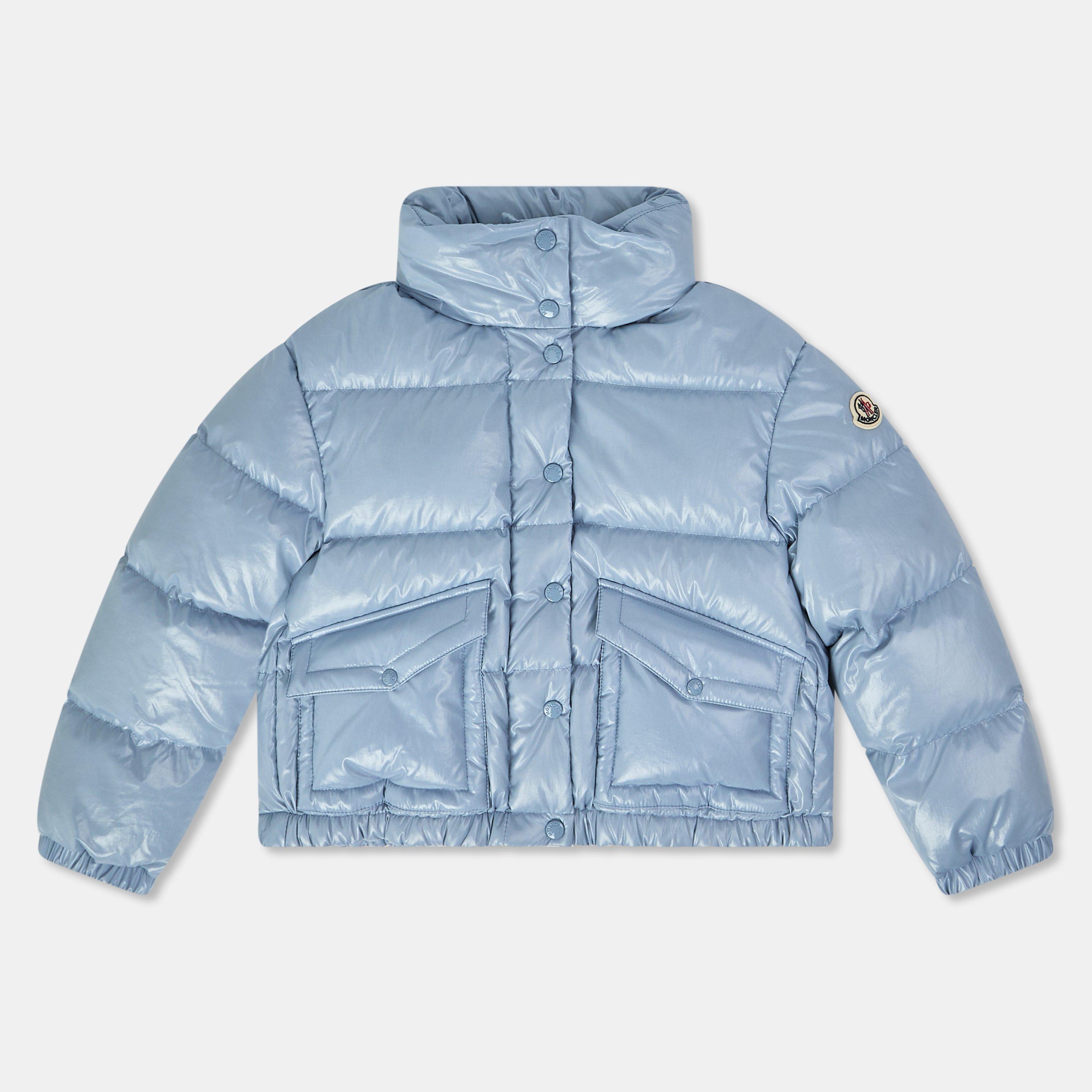 Moncler Kids' Insulated Water-Repellent Medium Puffer Jacket - Blue 715 - Size 4Y