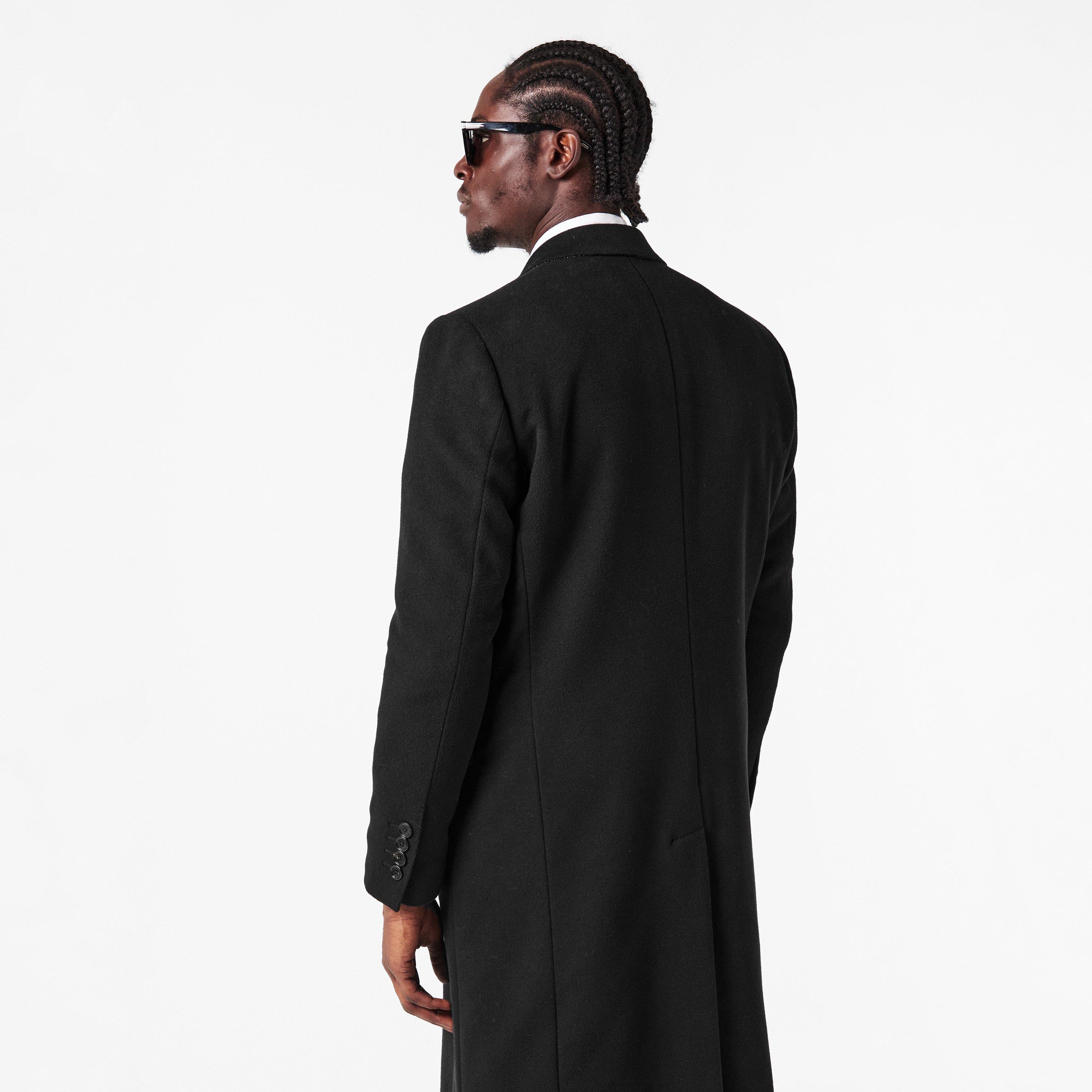 N0000 Nero - Dolce and Gabbana - Men's Double Breasted Overcoat - 4