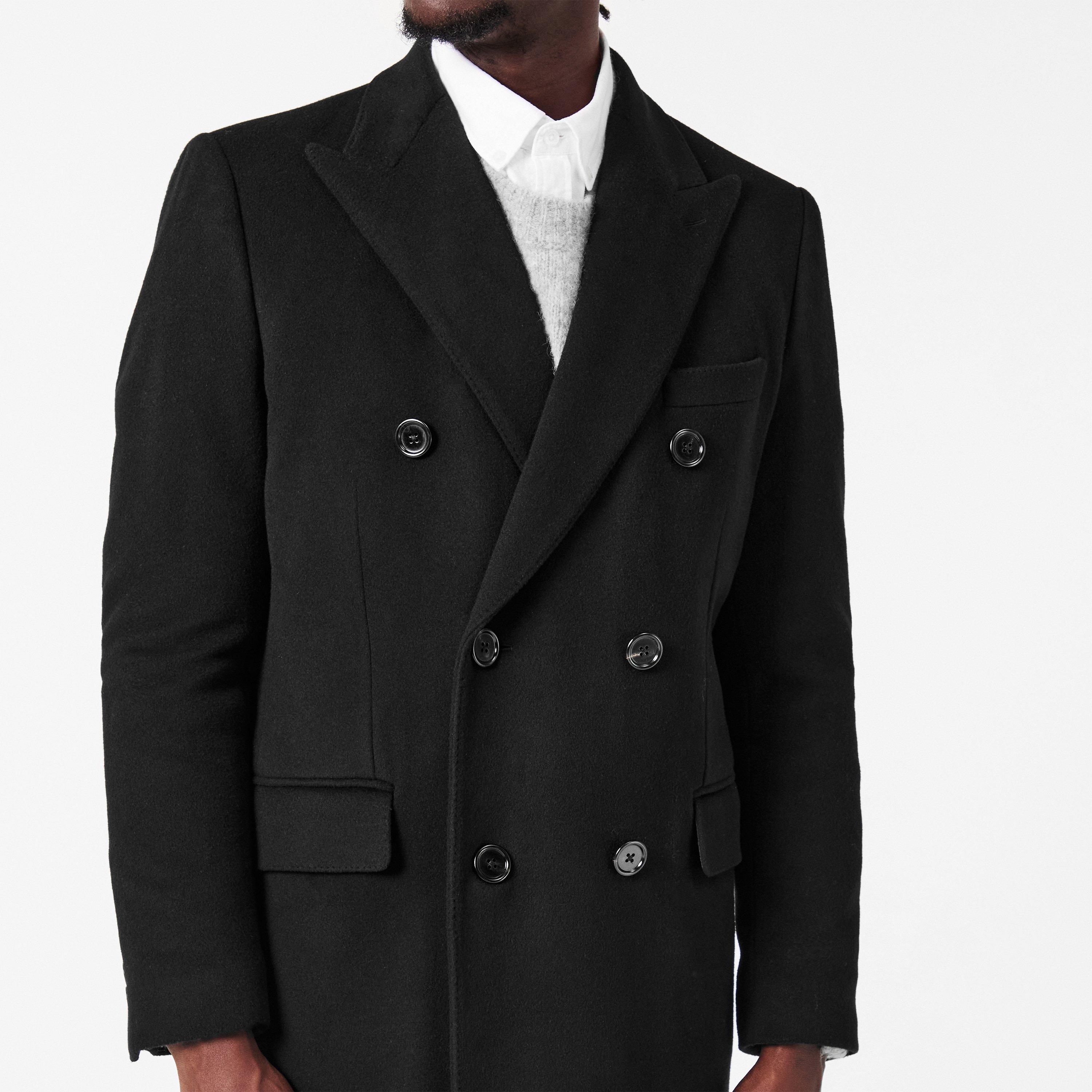 N0000 Nero - Dolce and Gabbana - Men's Double Breasted Overcoat - 5