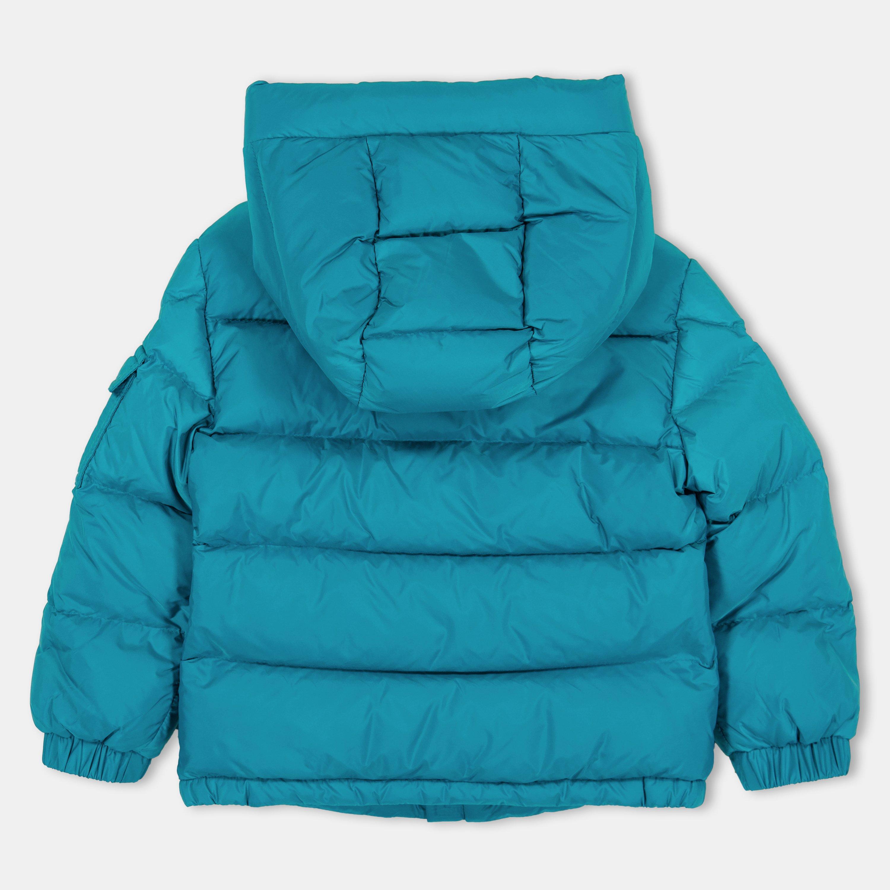 Teal 860 - Moncler - Kids'  Weather-Resistant Medium Puffer Jacket - 2