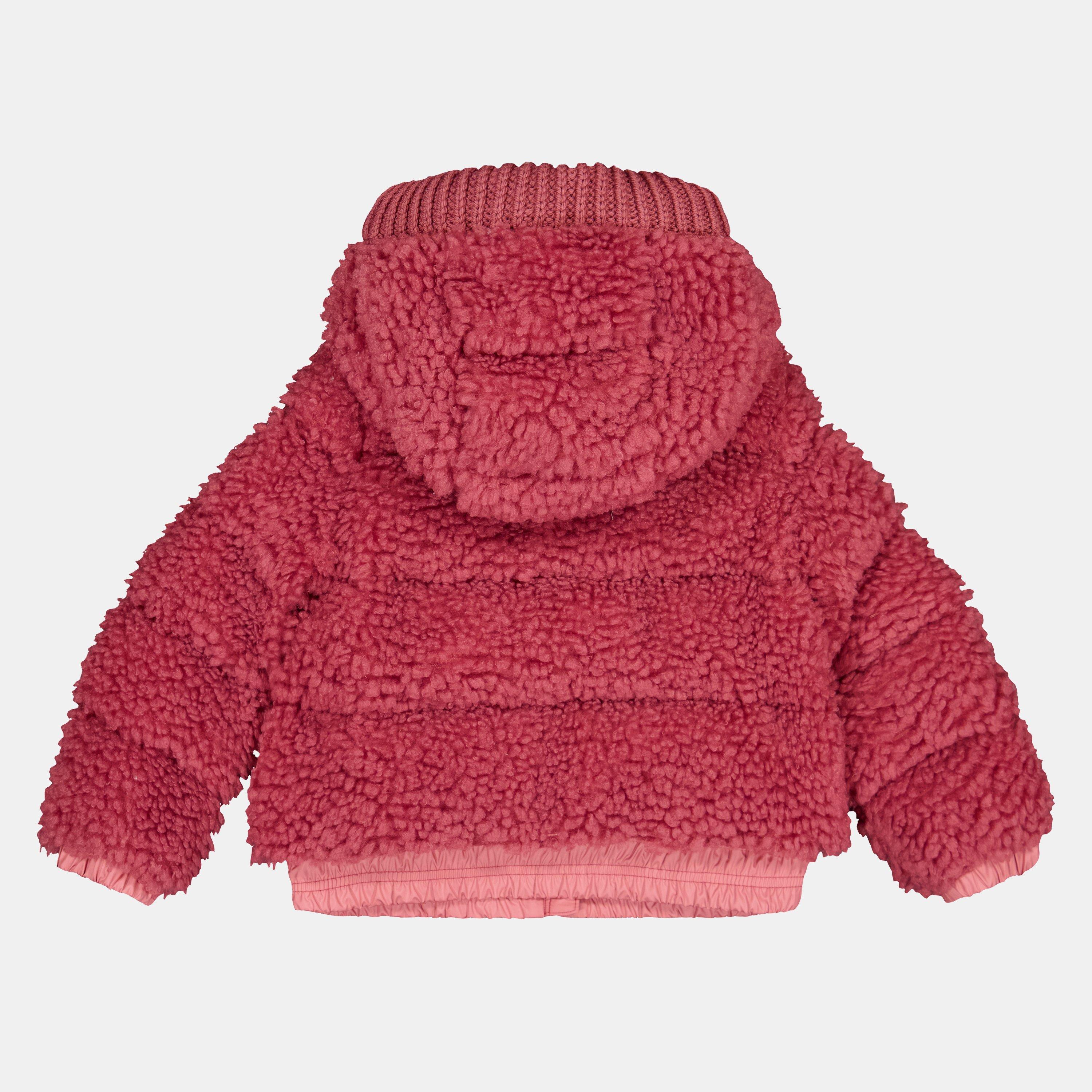 Pink 56F - Moncler - Kids' Soft Textured Winter Teddy Coat - 2