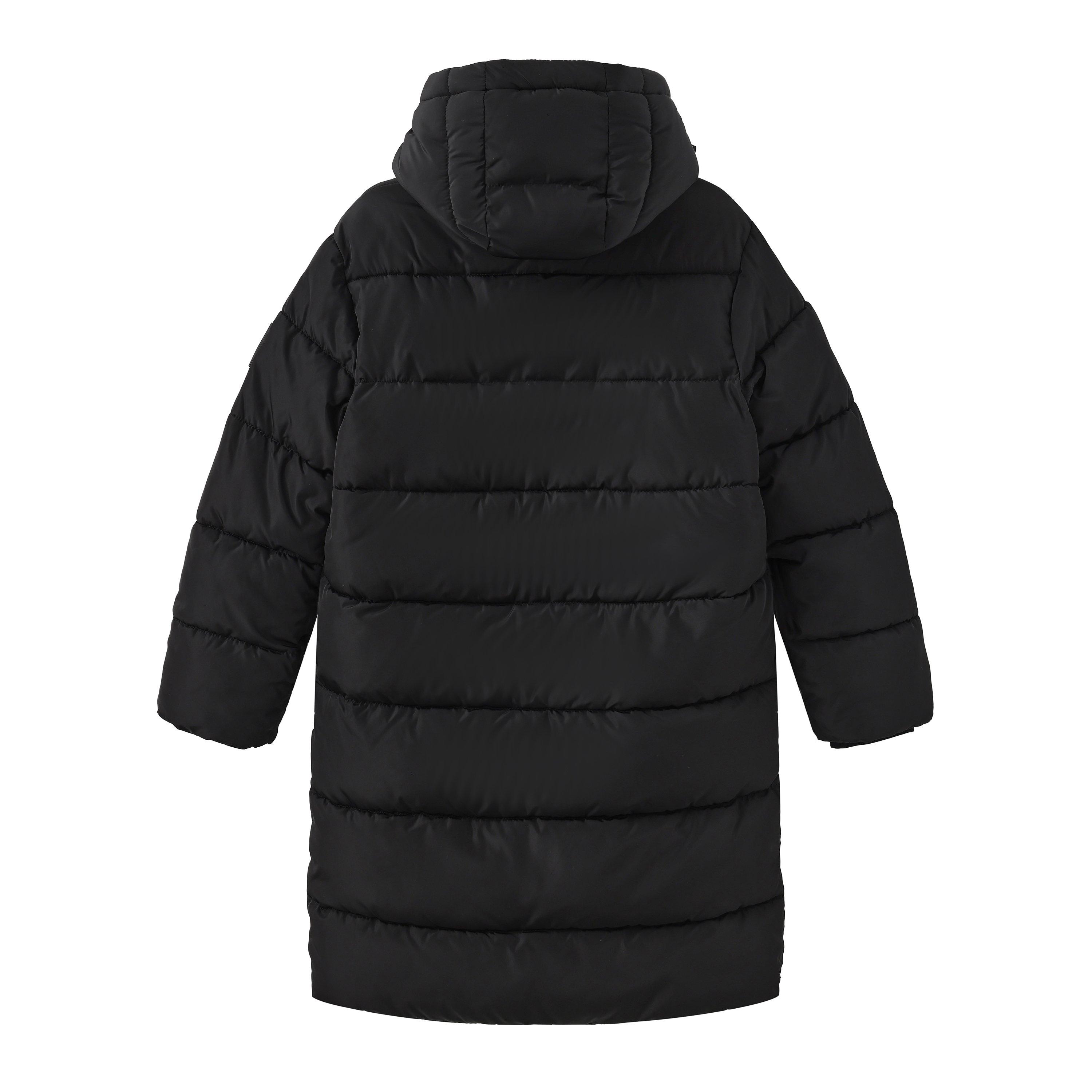 Nero - Jack Wills - JW Hooded Long Sleeve Long Puffer Jacket - 2