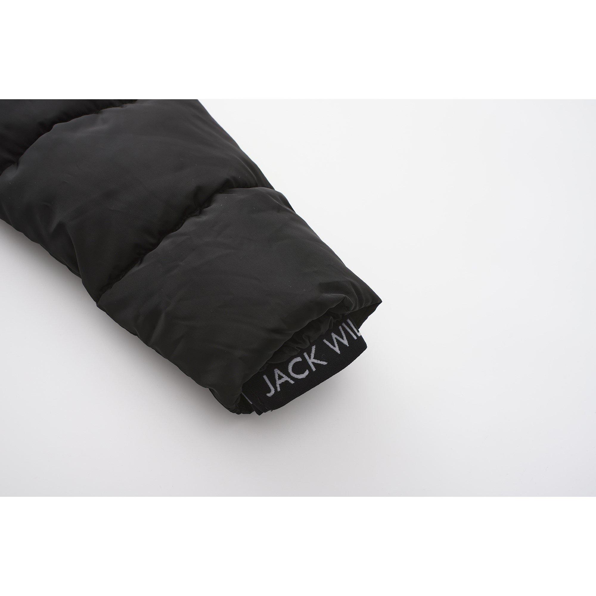 Nero - Jack Wills - JW Hooded Long Sleeve Long Puffer Jacket - 5