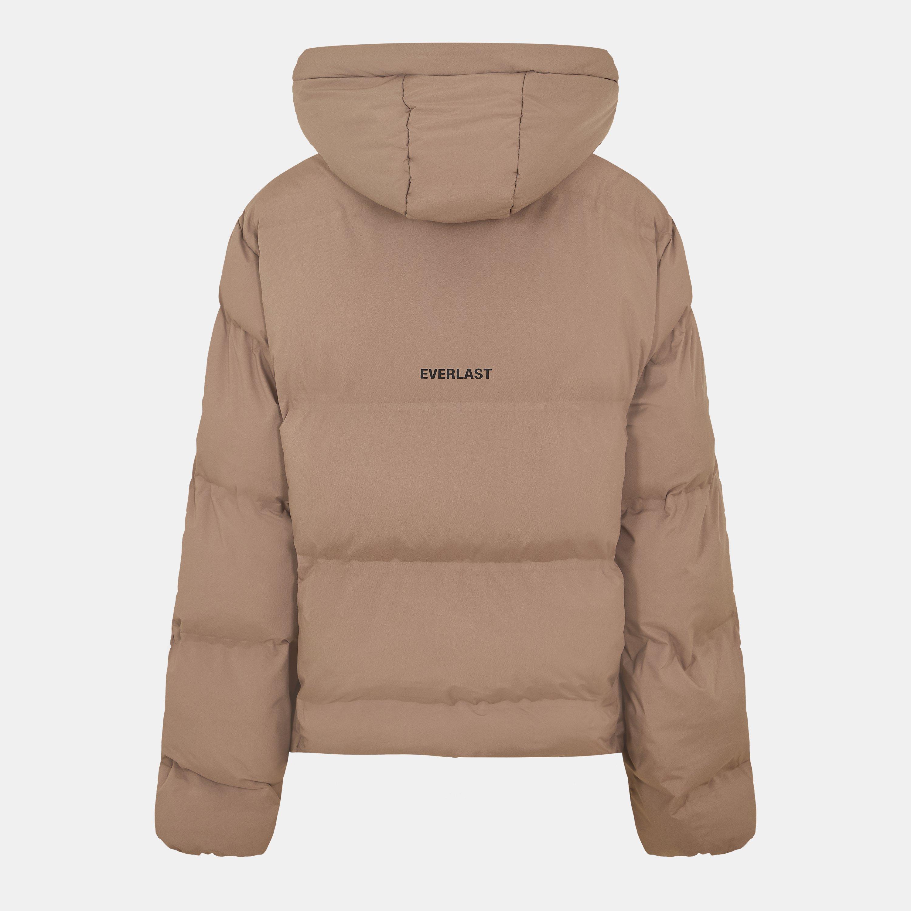 Fawn - Everlast - Water Resistant Windproof Detachable Hood Long Sleeve Puffer Jacket - 2