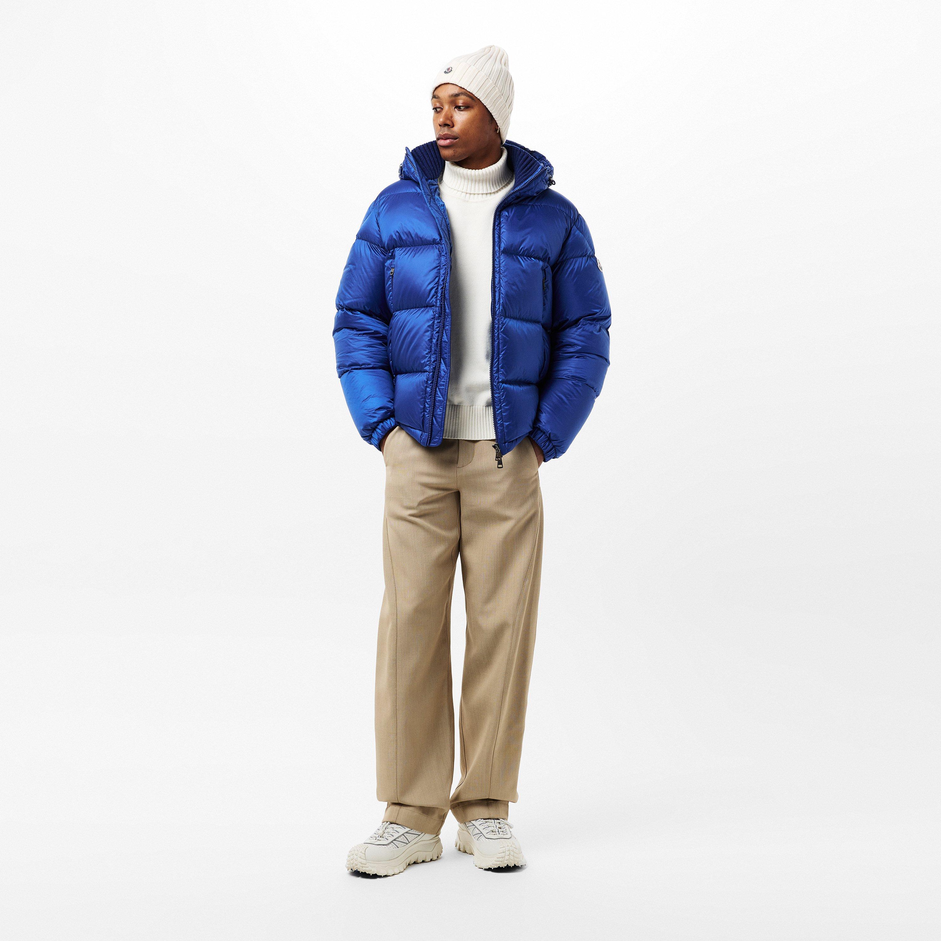 Dark Blue 76B - Moncler - Men's Rivau Quilted Water-Resistant Medium Puffer Jacket - 6