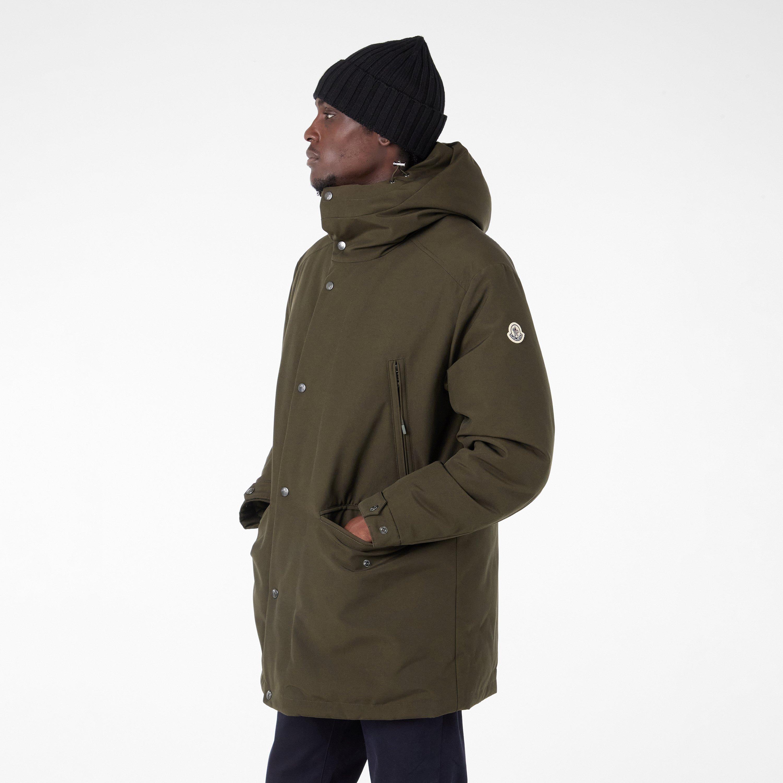 Dark Green 82T - Moncler - Men's  Water-Repellent Quilted Puffer Parka - 3