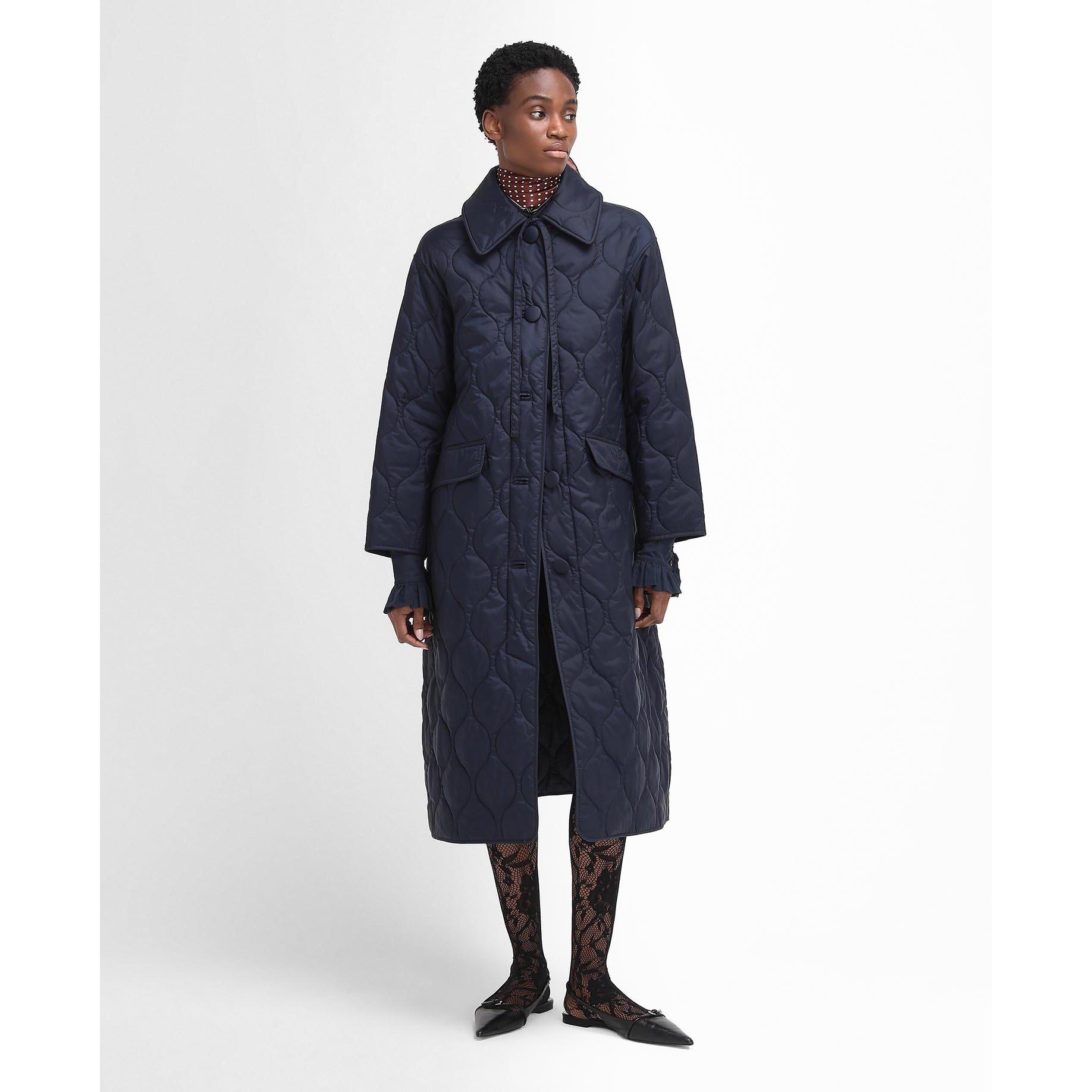 Navy - Barbour - Women's Amy Quilted Jacket - 1