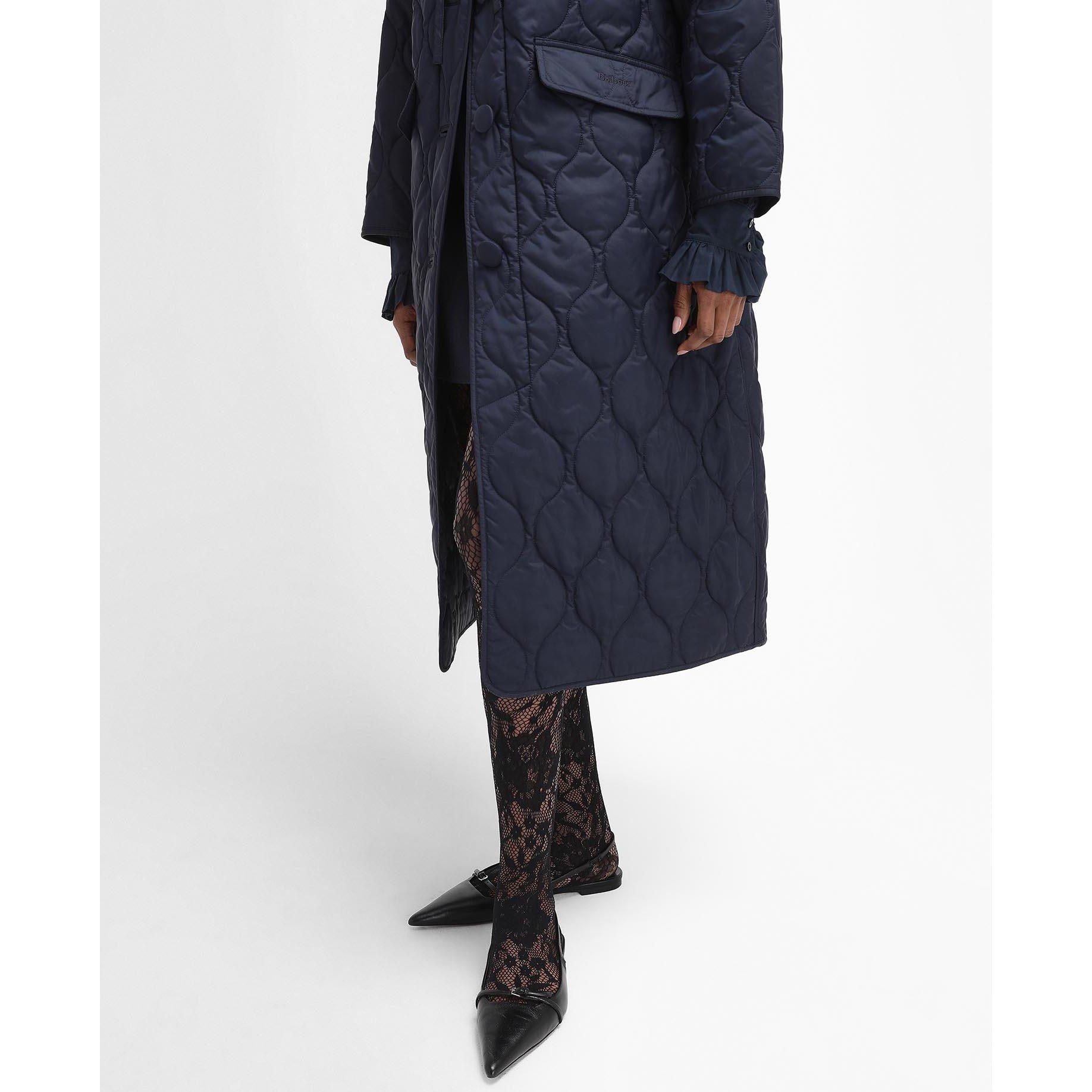 Navy - Barbour - Women's Amy Quilted Jacket - 6