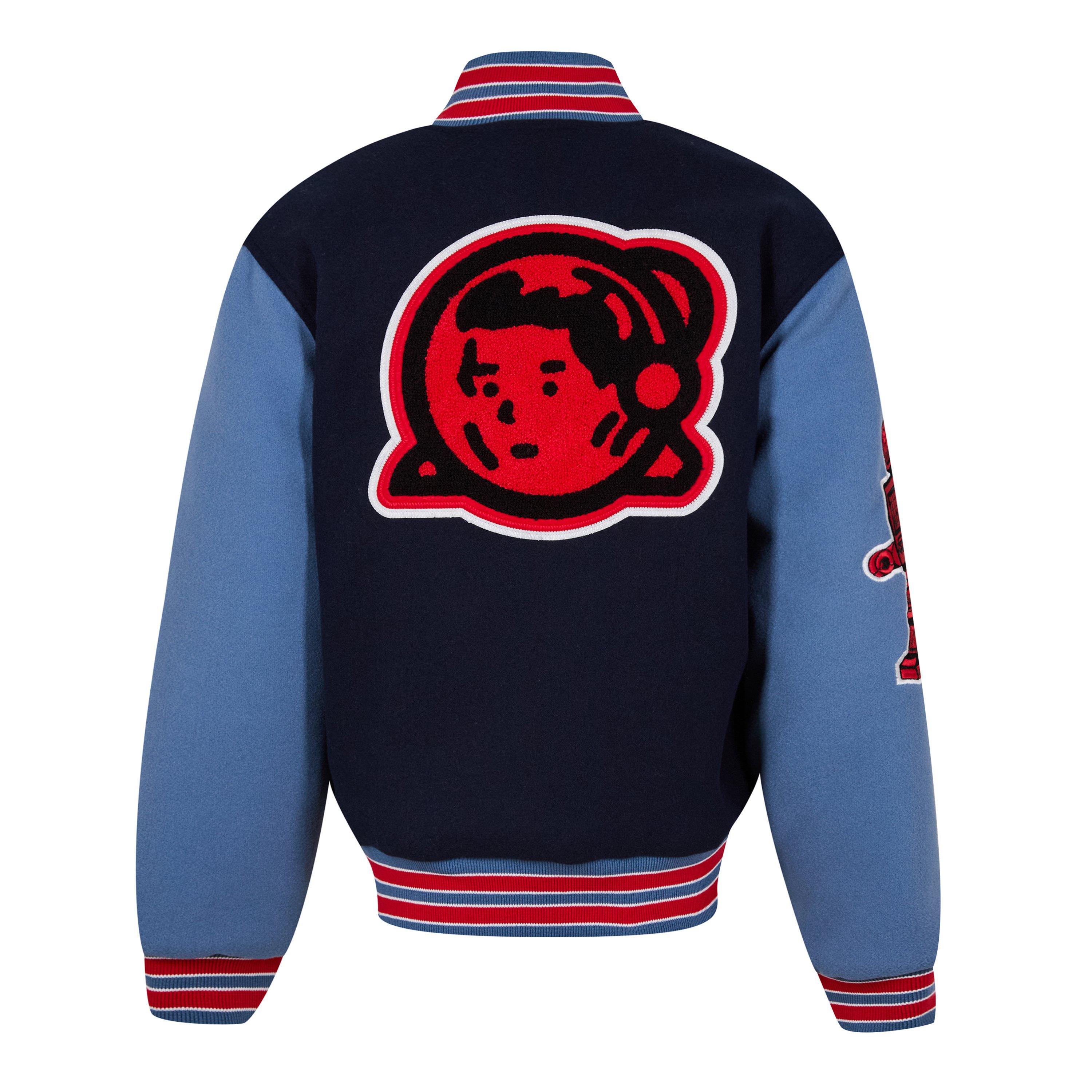 Black/blue/Red - Billionaire Boys Club - Kids' Robot Varsity Jacket - 2