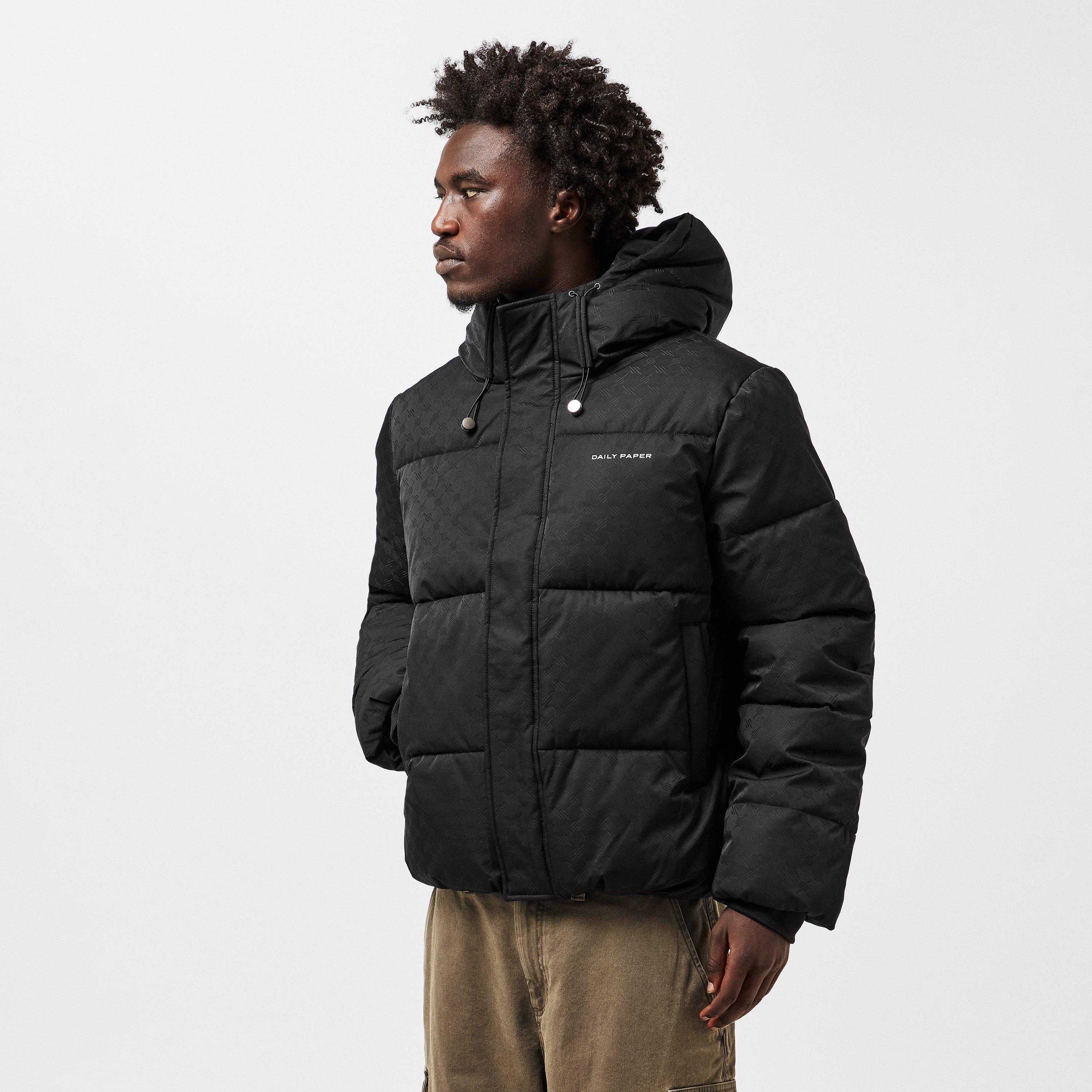 Black - Daily Paper - Men's Short Puffer Jacket - 3