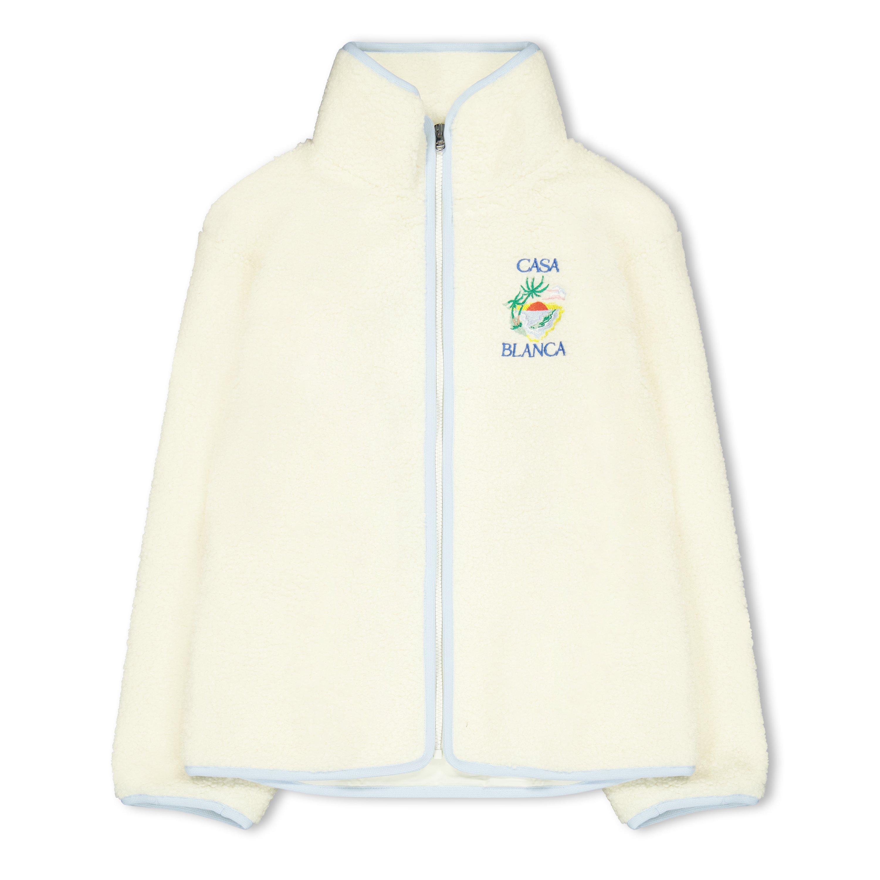 Casablanca Casa Lgo Fleece Jkt Jn63 - White - Size 9-10Y