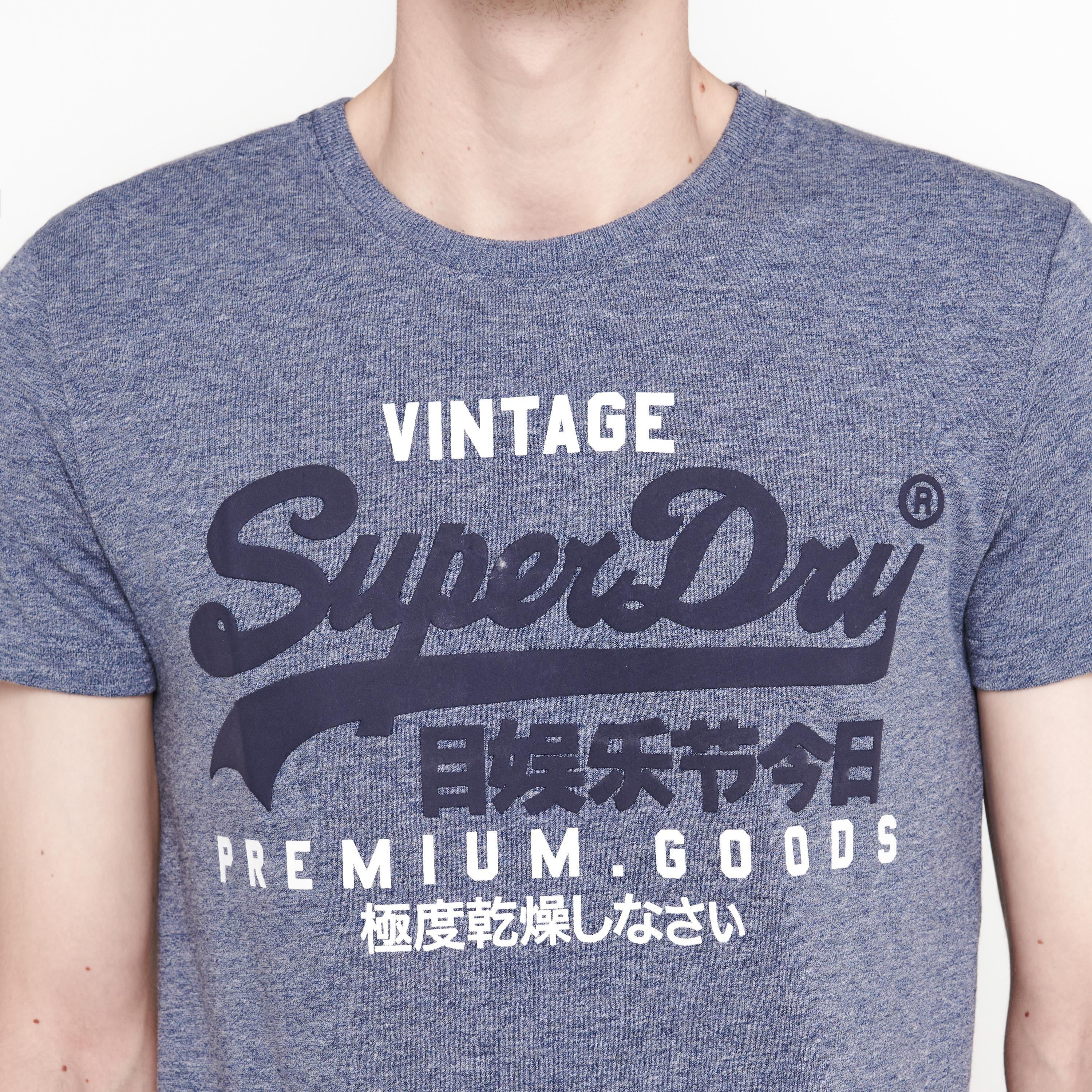 Tois Blue ZK5 - Superdry - Vintage Logo T Shirt - 4