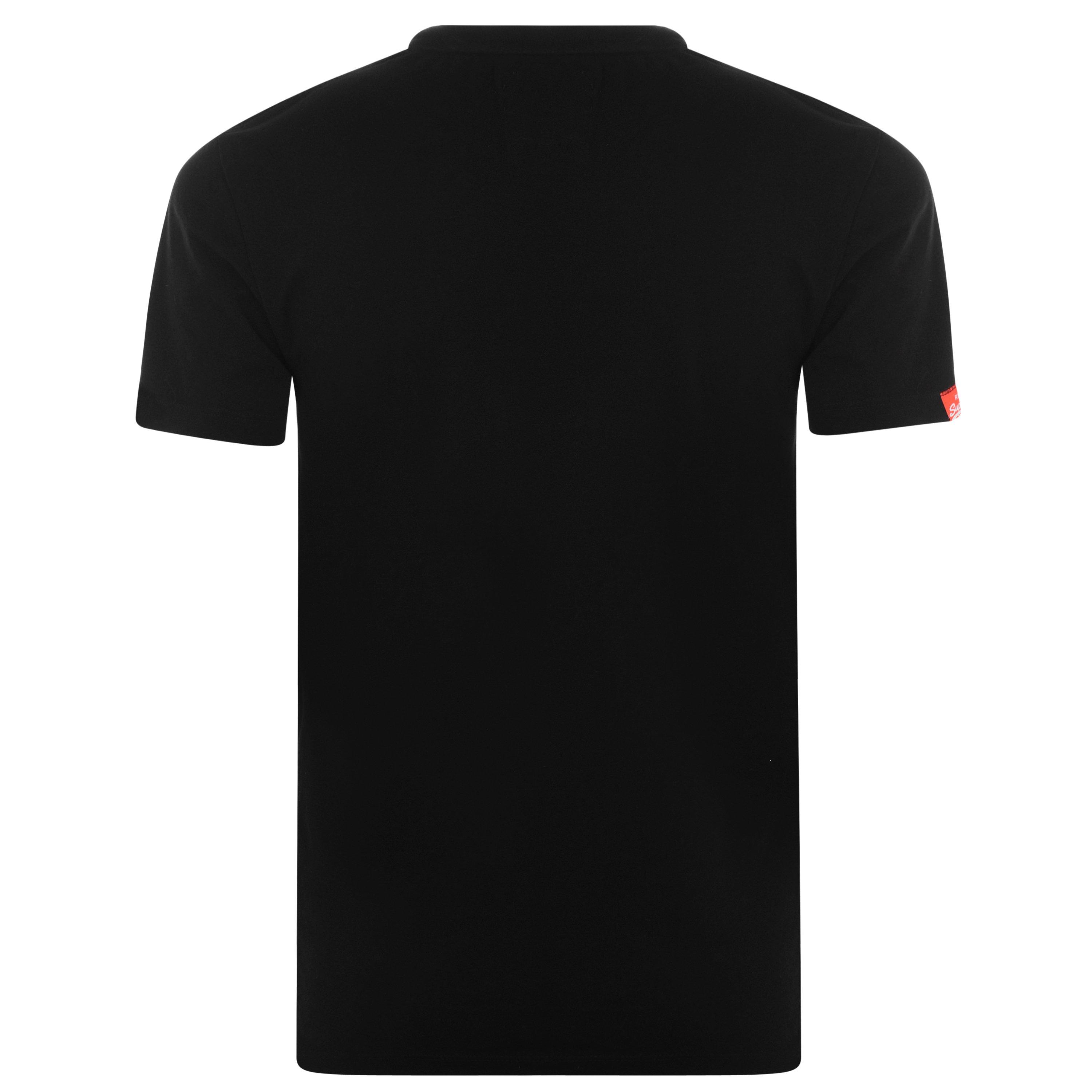 Black 02A - Superdry - Small Chest Logo T Shirt - 6