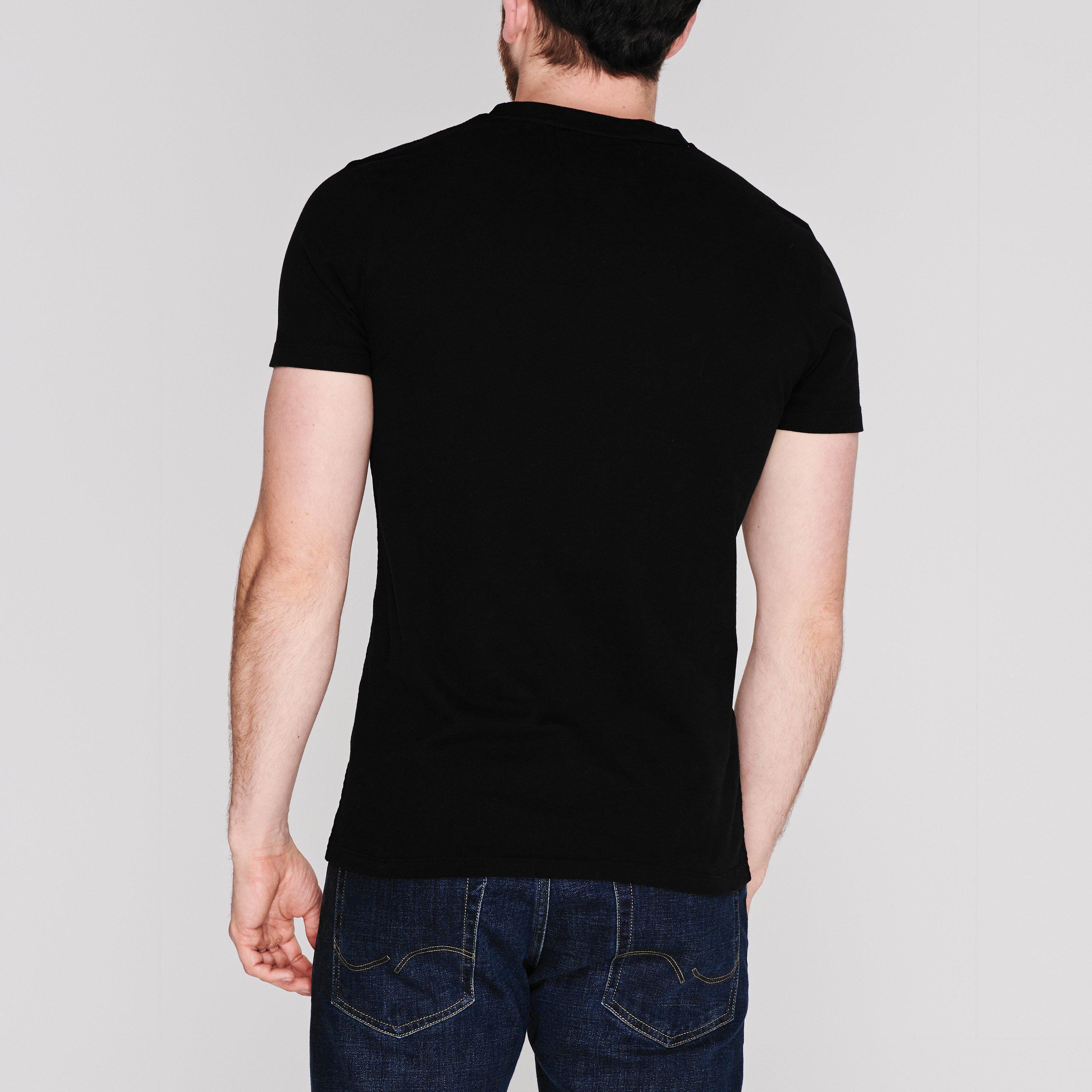 Black 02A - Superdry - Small Chest Logo T Shirt - 3