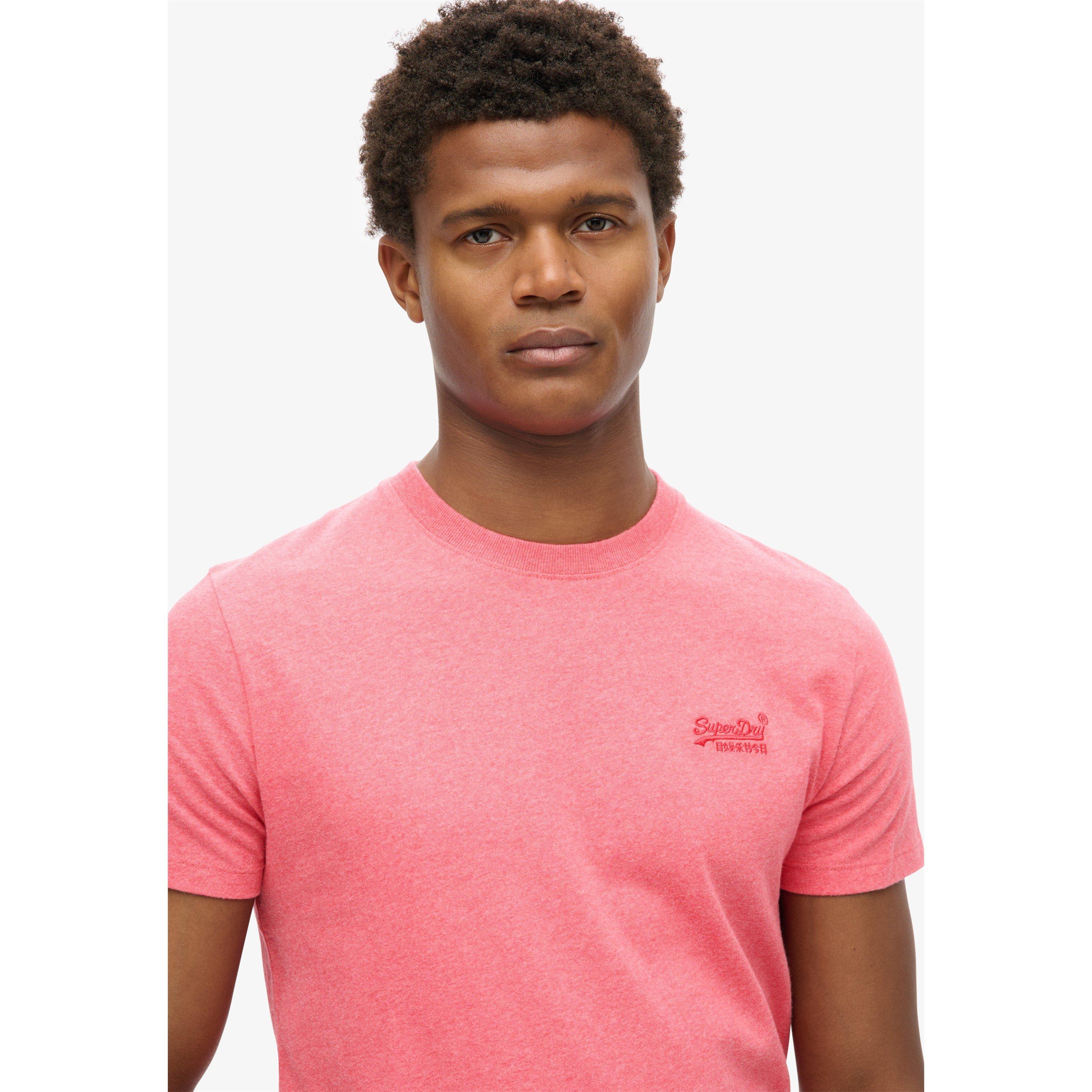 Schlagendes Rosa - Superdry - Small Chest Logo T Shirt - 3