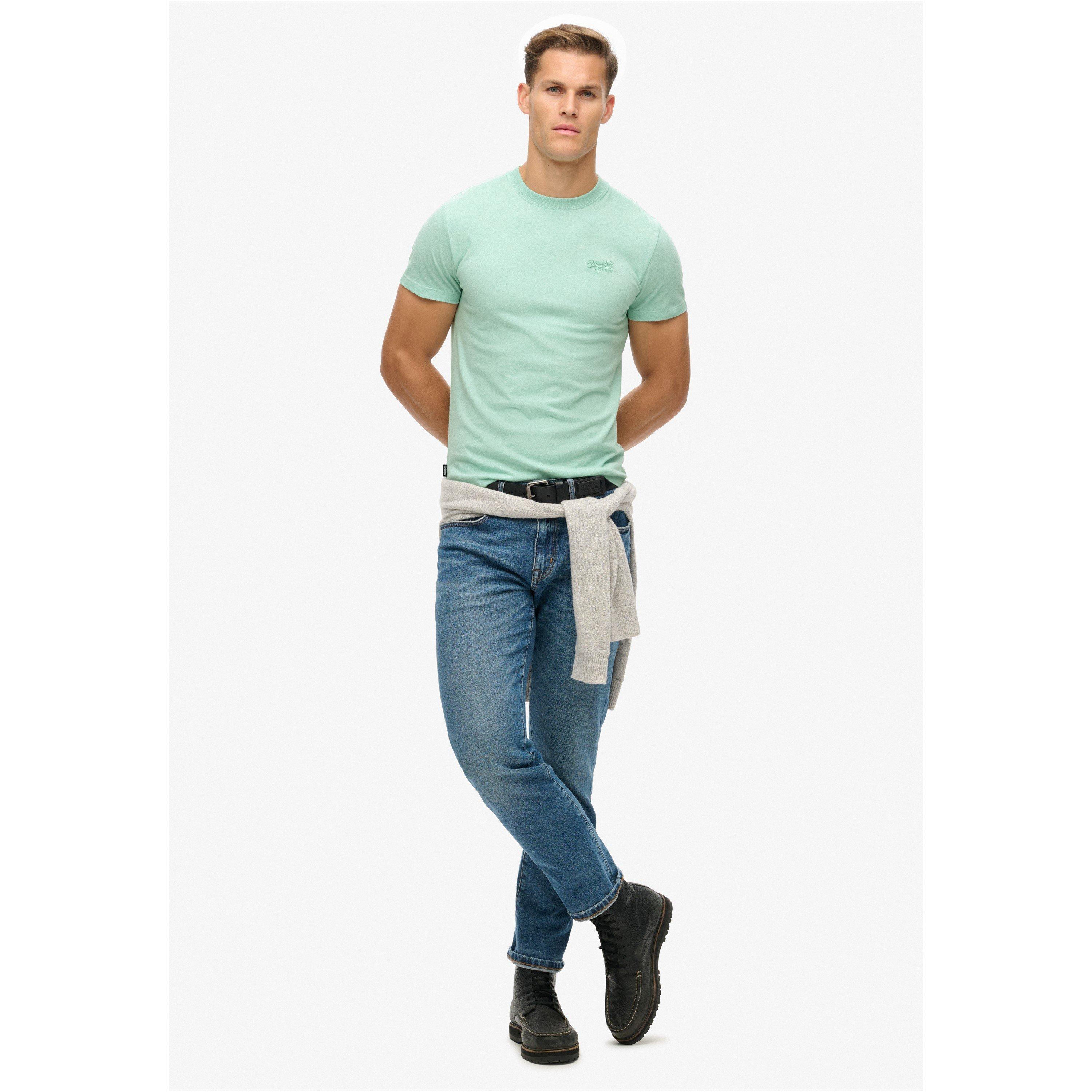 Menthe légère - Superdry - Small Chest Logo T Shirt - 4
