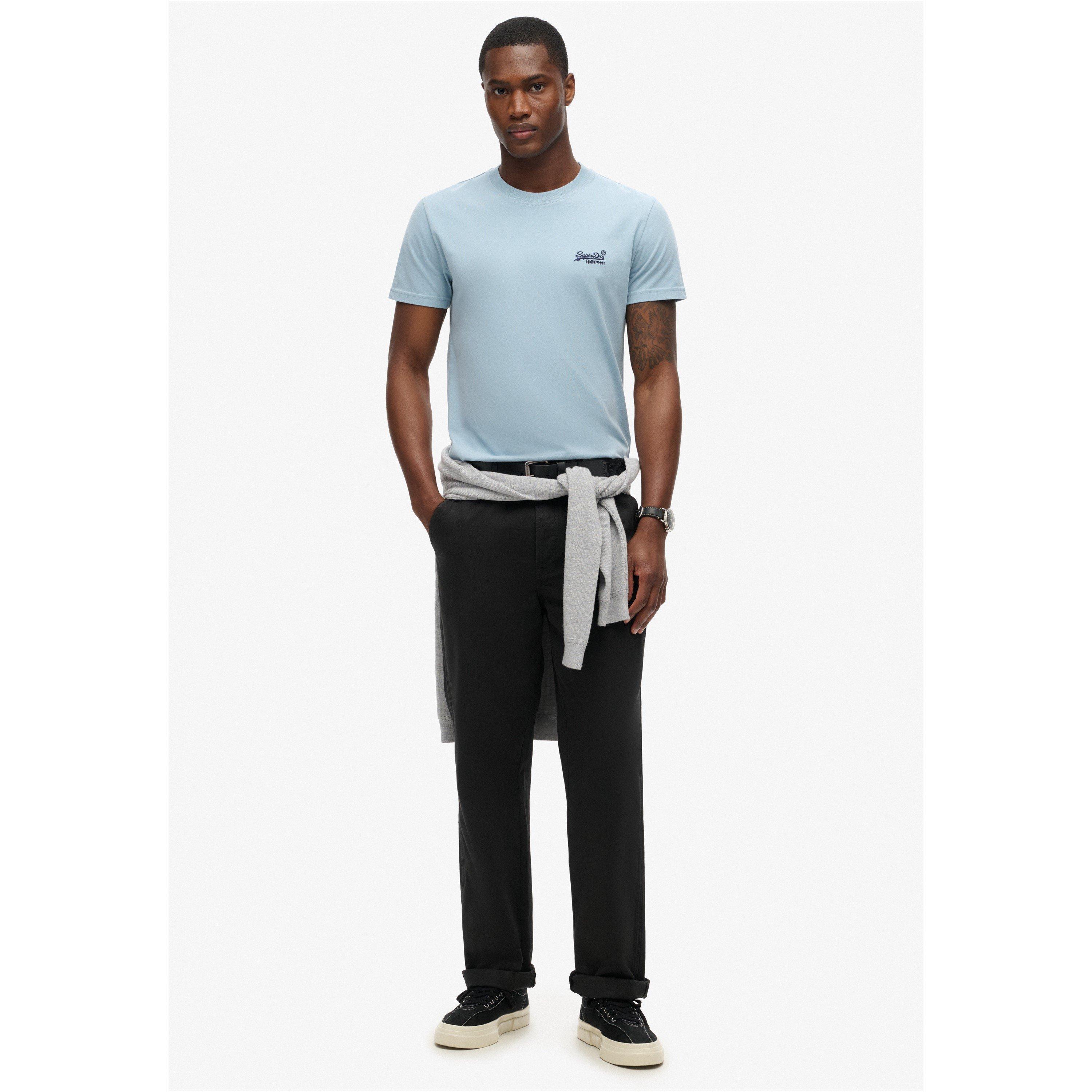 China Blue - Superdry - Small Chest Logo T Shirt - 6