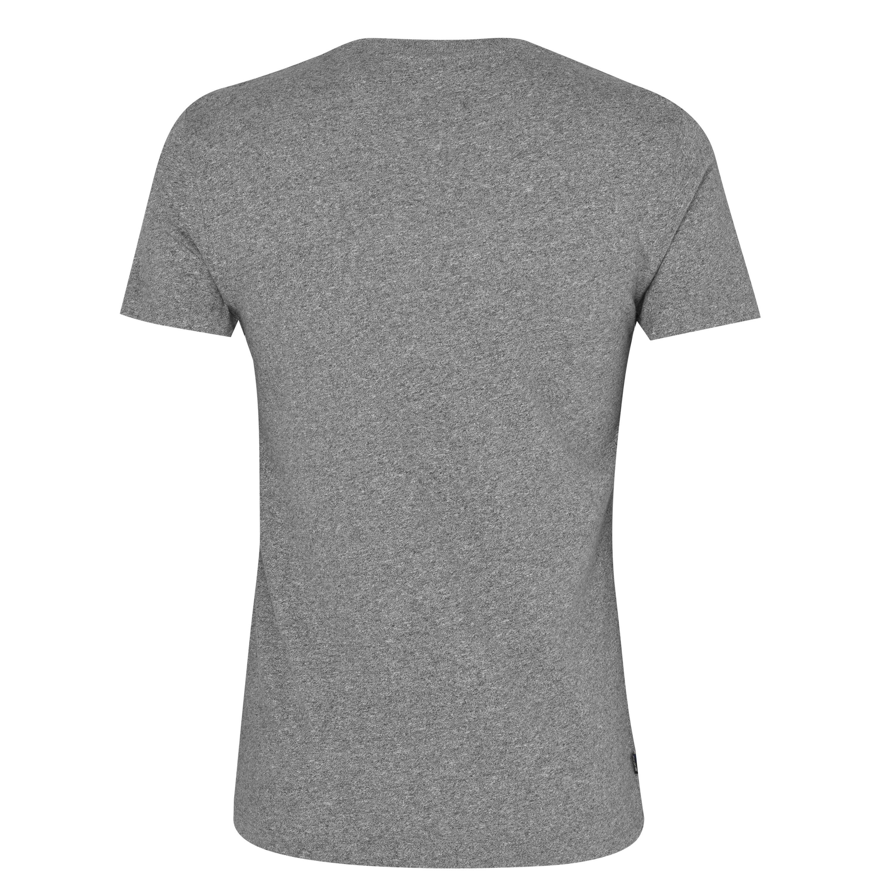 Grey Marl 4HK - Superdry - Small Chest Logo T Shirt - 5