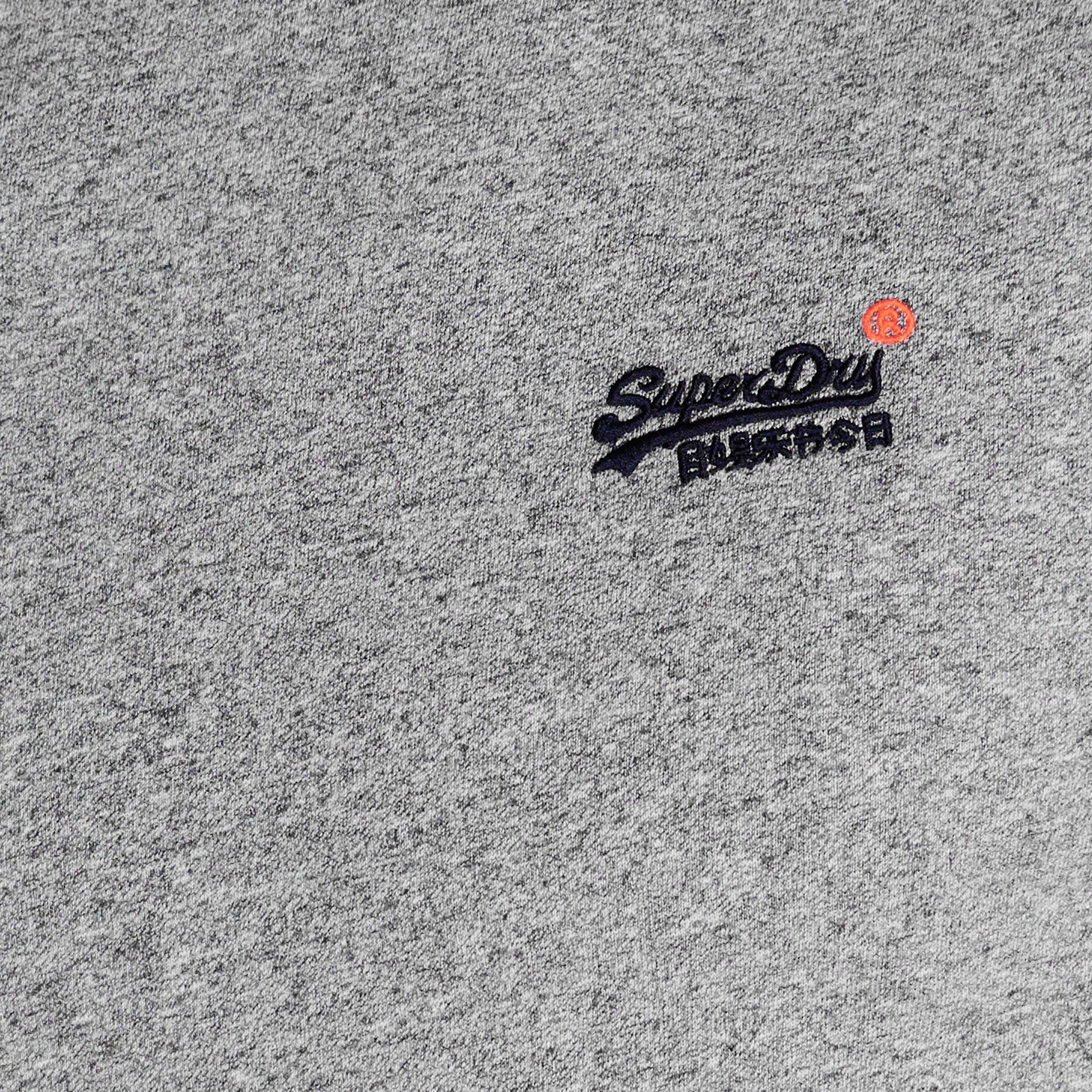 Grey Marl 4HK - Superdry - Small Chest Logo T Shirt - 4