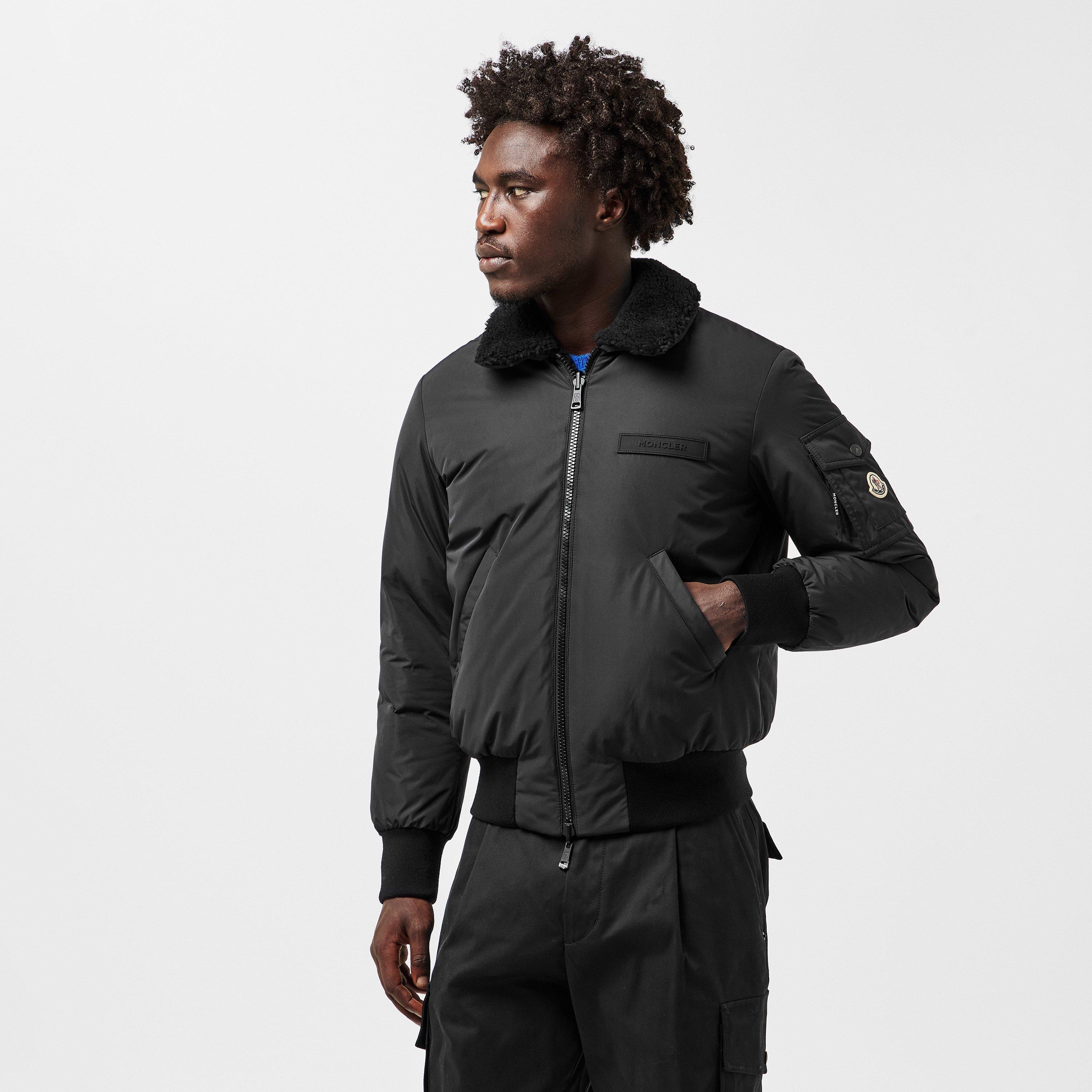 Black 999 - Moncler - Men's Quilted Down Bomber Jacket - 3