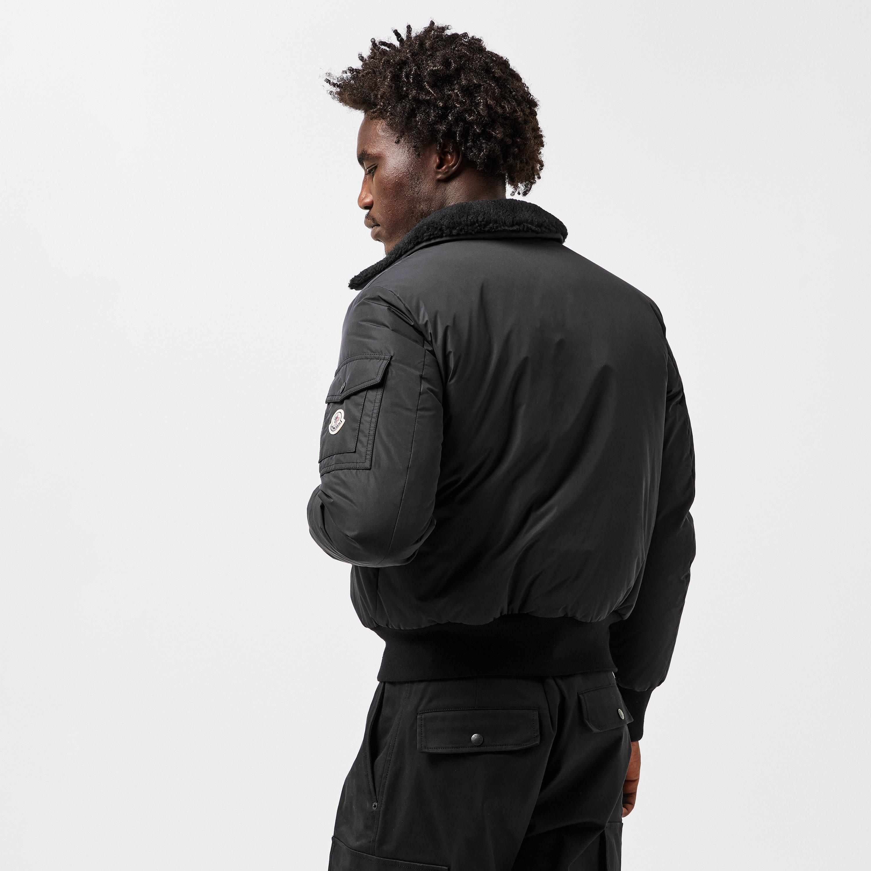 Black 999 - Moncler - Men's Quilted Down Bomber Jacket - 4