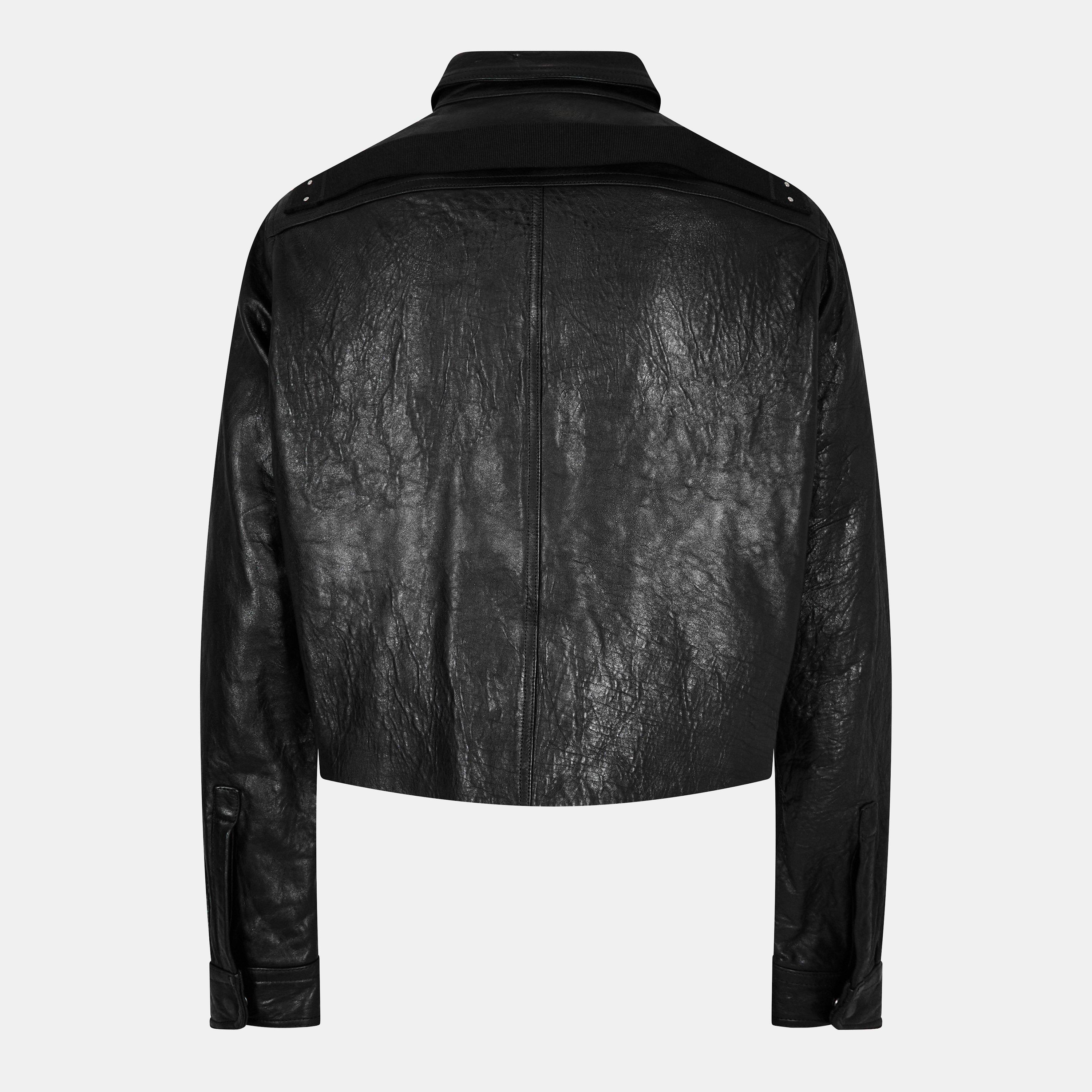 Black - Rick Owens - Men's Leather Jacket - 2