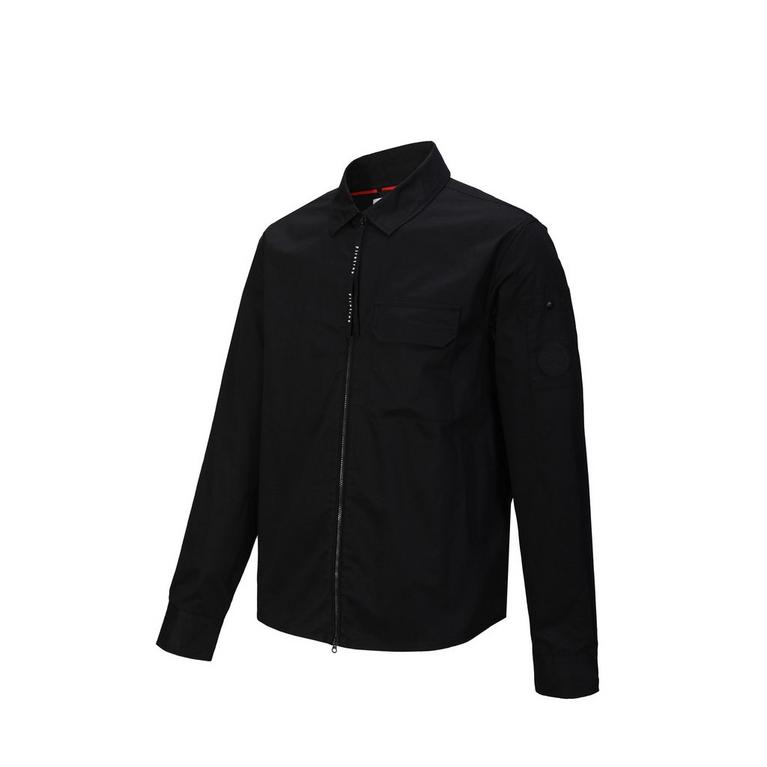 Noir - Firetrap - Men's  Essential Zip Overshirt - 3