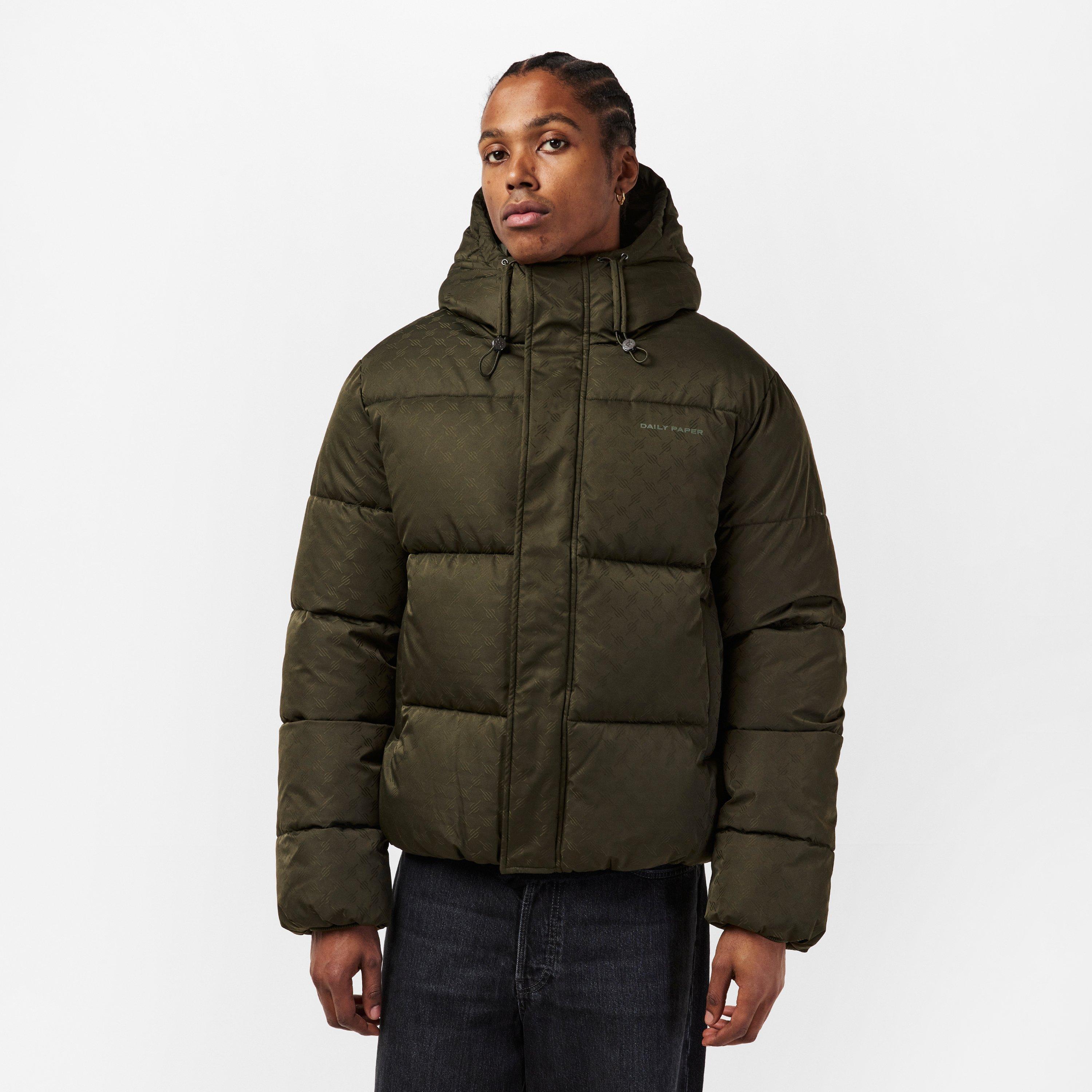 Rosin Green - Daily Paper - Men's Quilted Short Puffer Jacket - 3