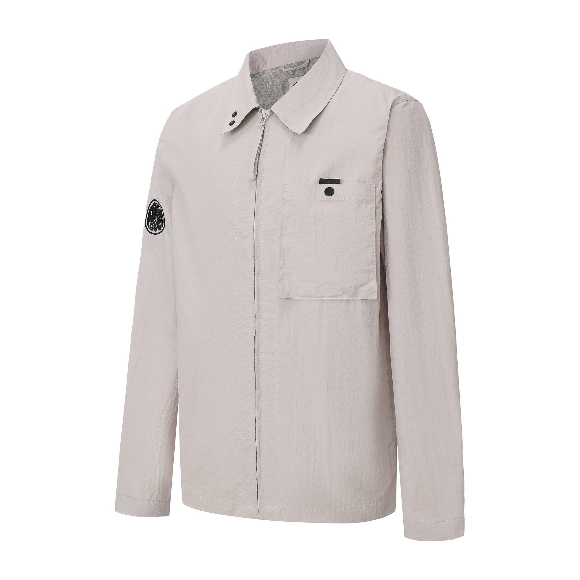 Light Grey - Pretty Green - Heaton Overshirt Mens - 2